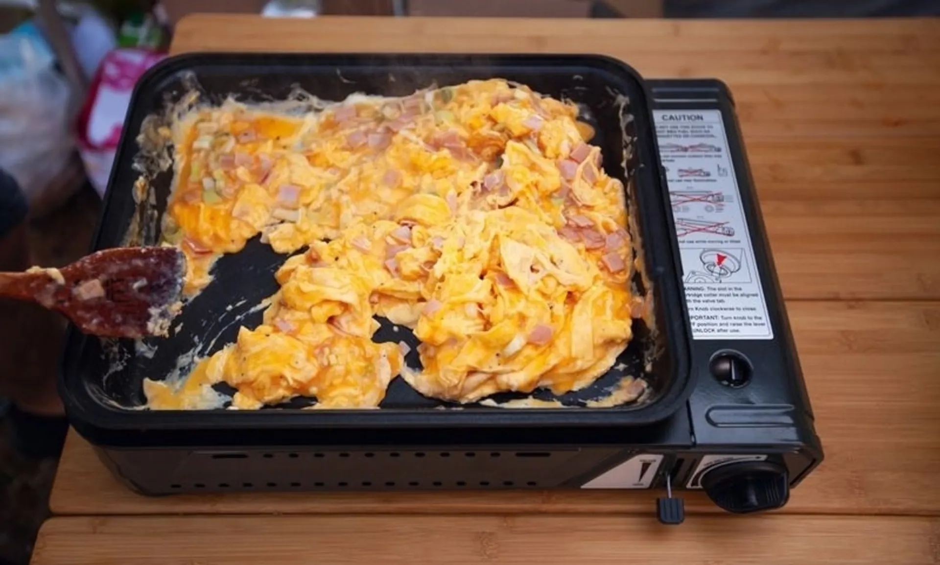 Camp4 Gaskartuschenkocher Burny Pan mit Pfanne und Deckel