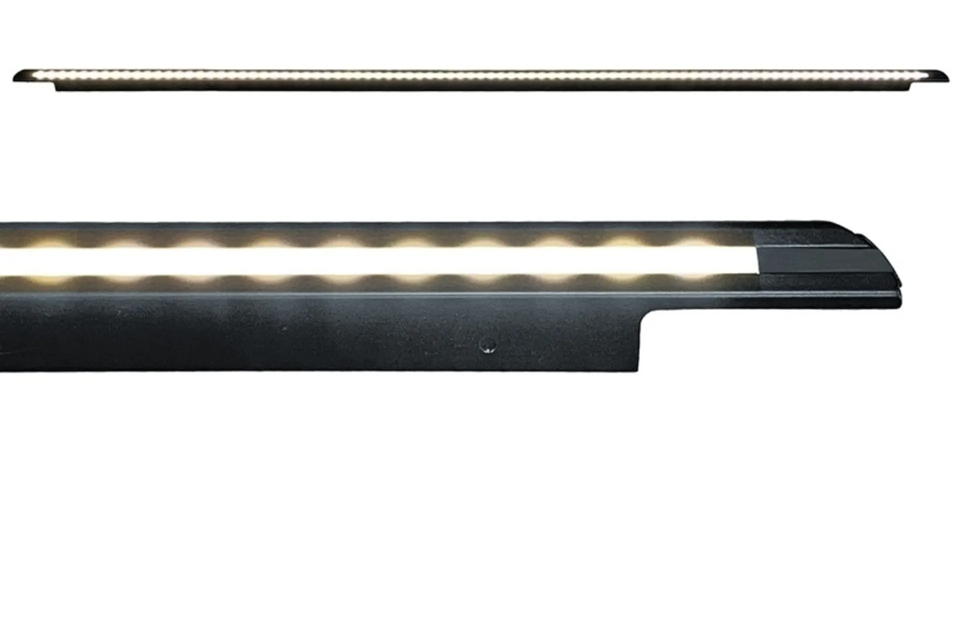 Gouttière avec éclairage intégré Porte coulissante
