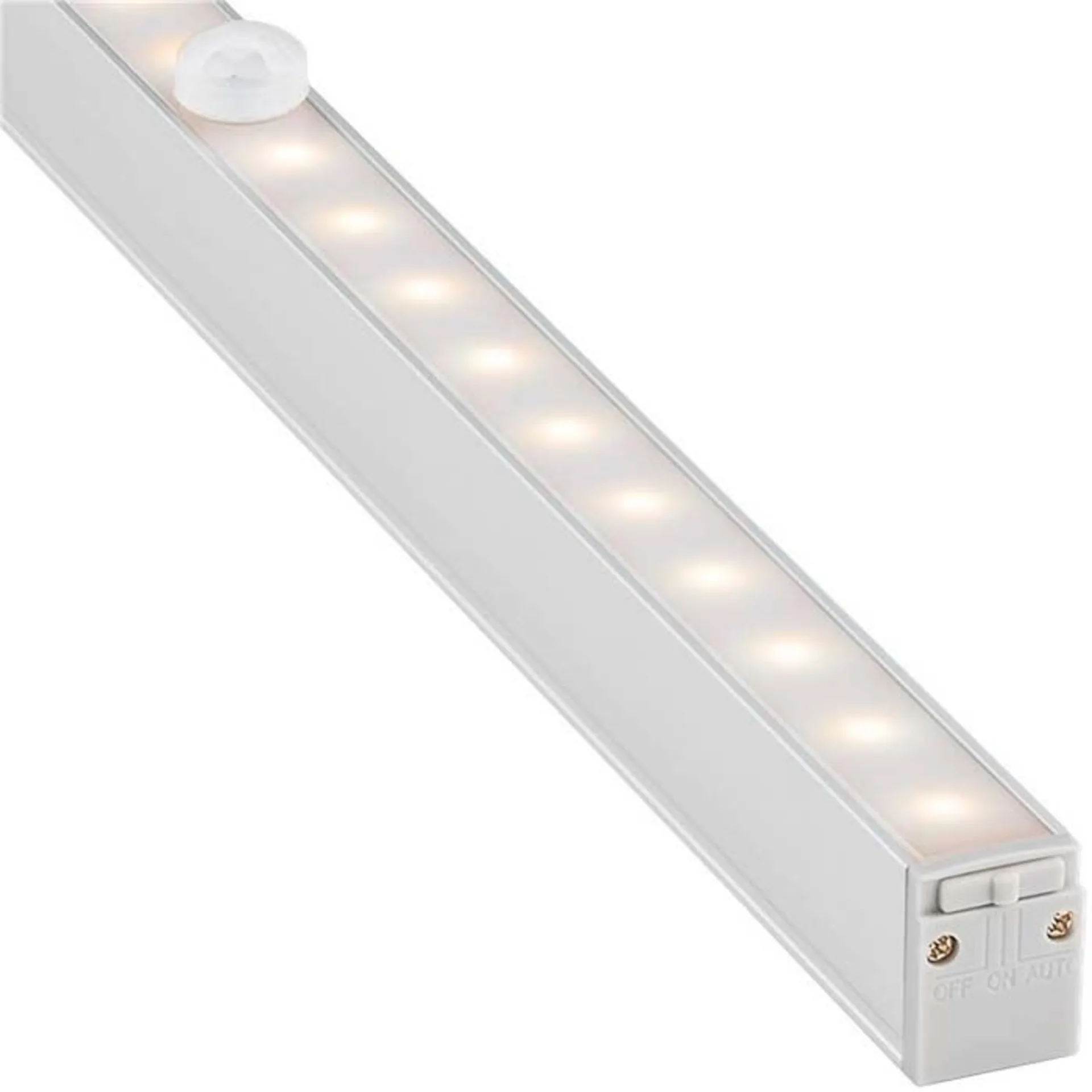 Goobay Luminaire d'agencement LED avec détecteur de mouvement 150 lumens 3000 Kelvin