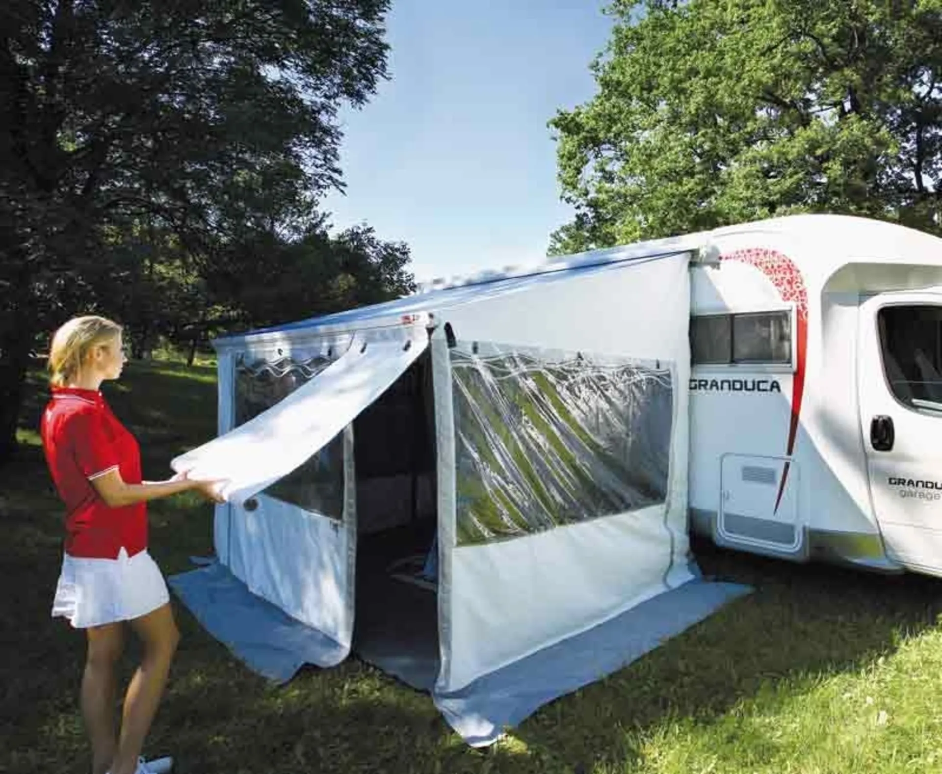 Fiamma ZIP toile de rechange 450 Deluxe Grey