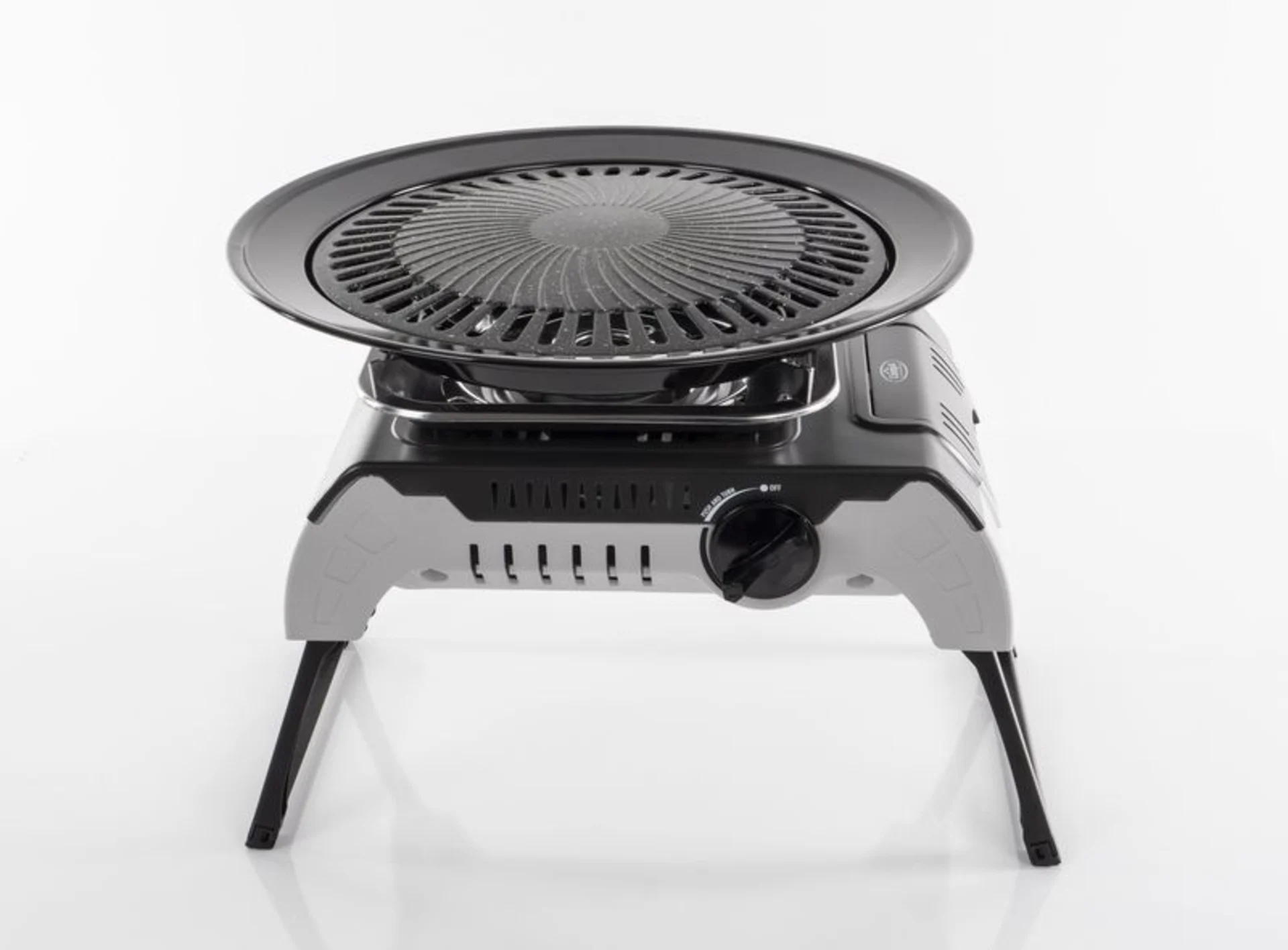 Runde Grillplatte für Gaskartuschenkocher Cook´n´Fold