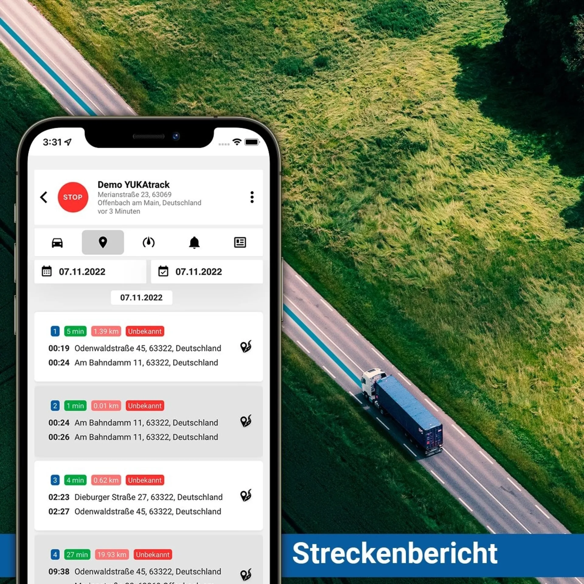 YUKAtrack easyWire GPS Ortung Europaweit mit SIM-Karte Datenflat