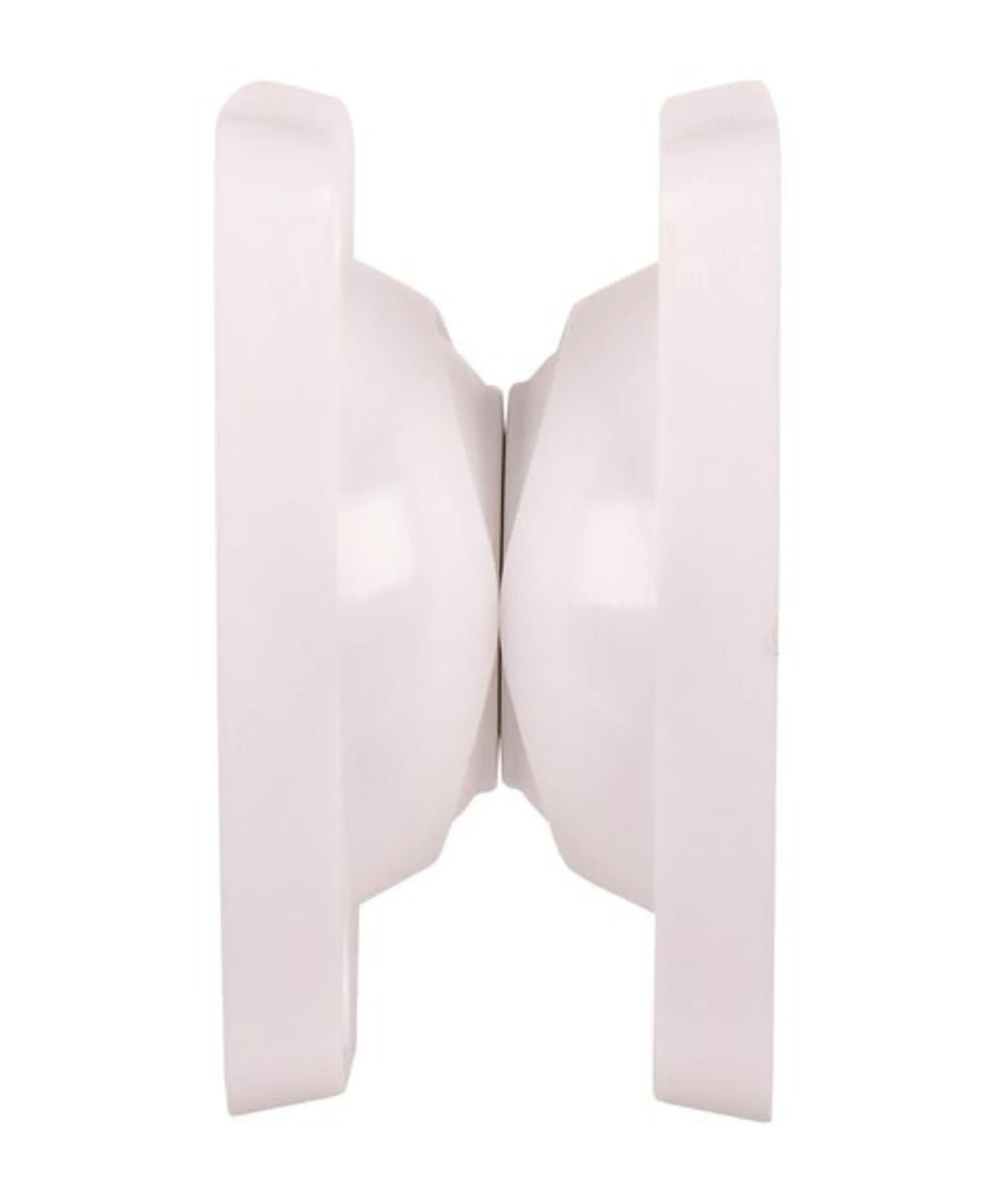 Magnetischer Türfeststeller aus Kunststoff (weiss), 2 Stk,, Stärke: 10kg