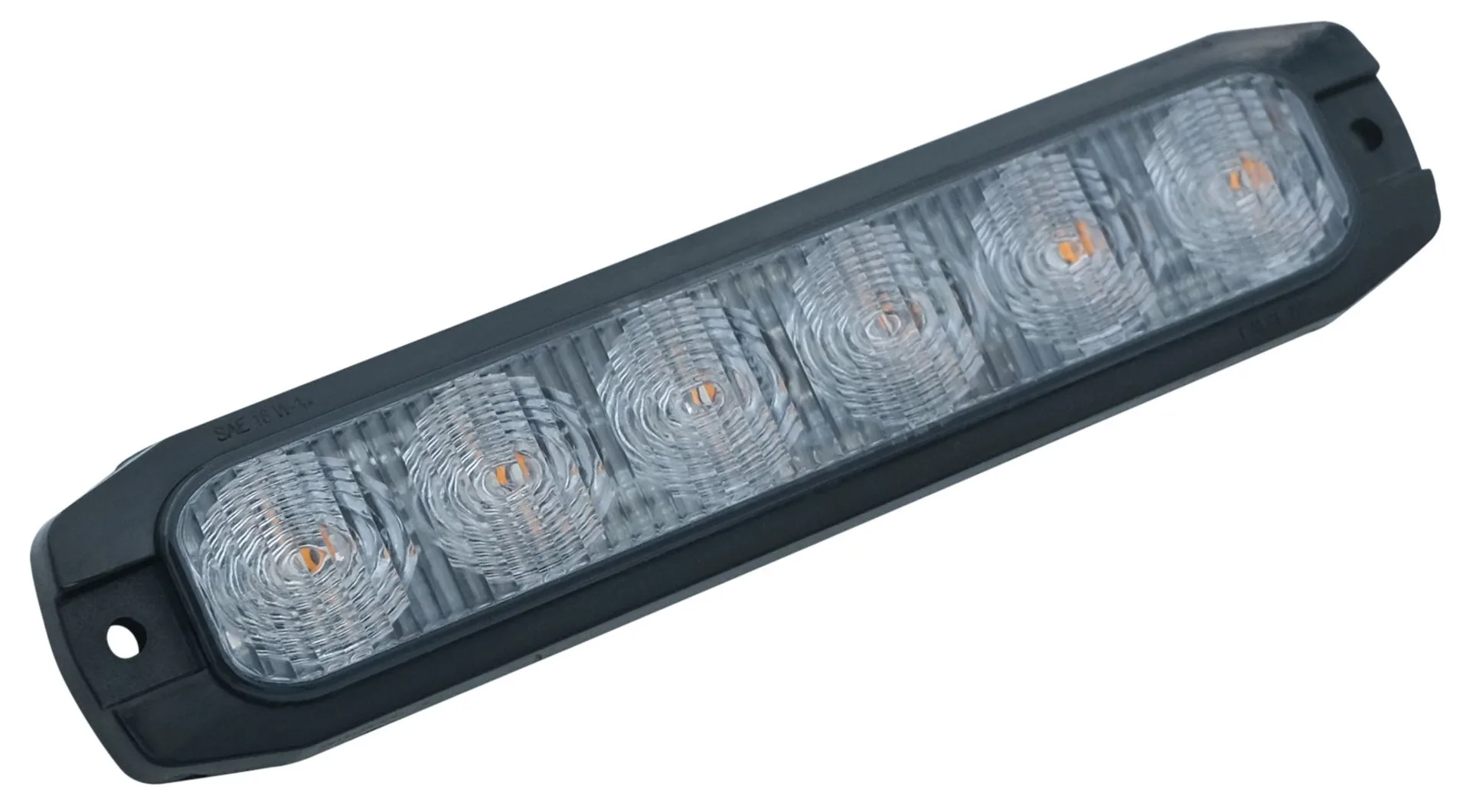 911 Signal LED-Blitzleuchte FIN6, blau/gelb, ECE-R65, 12 / 24 V 119.5 x 22.5 x 7 mm, 6 x 3 W, ECE-R65 911 Signal LED-Blitzleuchte FIN6, blau/gelb, ECE-R65, 12 / 24 V 119.5 x 22.5 x 7 mm, 6 x 3 W, ECE-R65