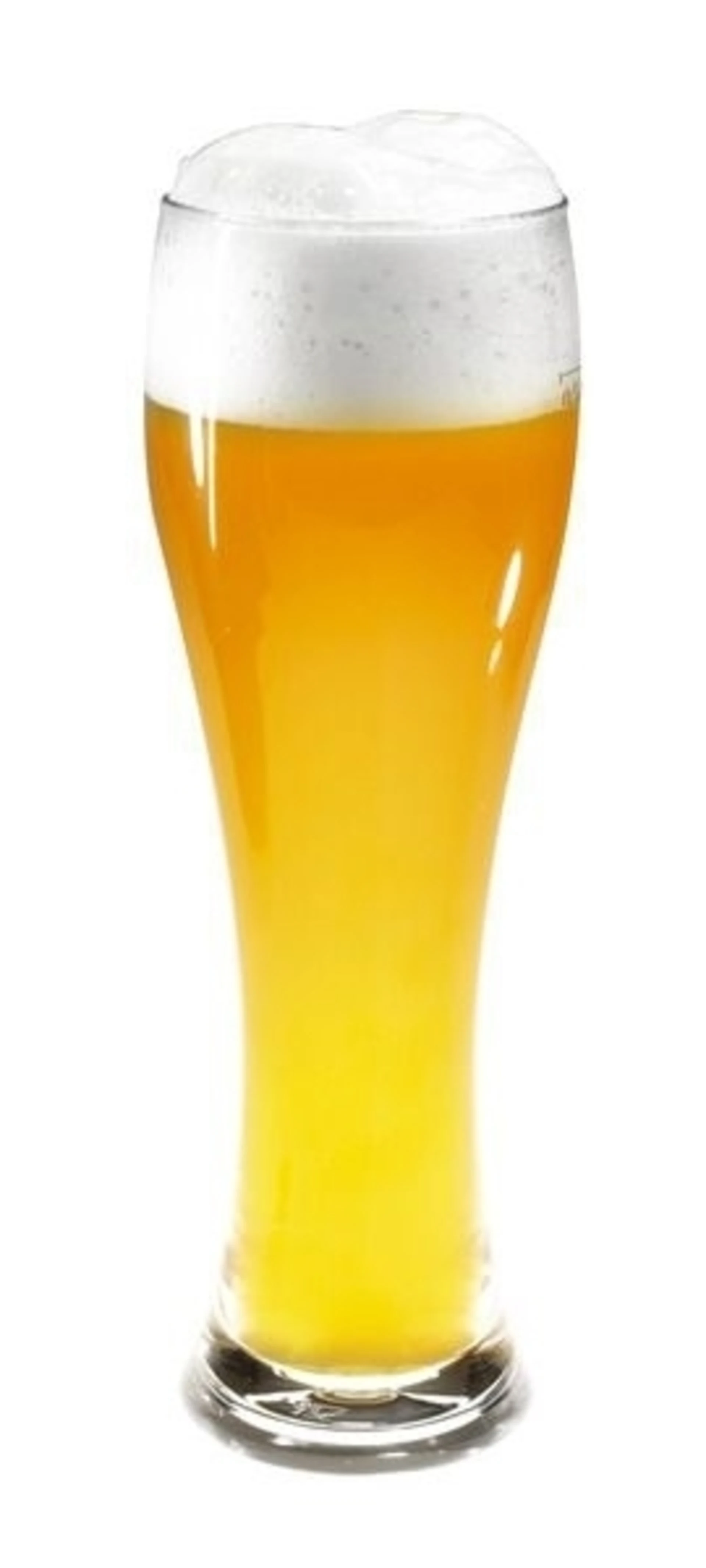 2 verres à bière de blé au look haut de gamme