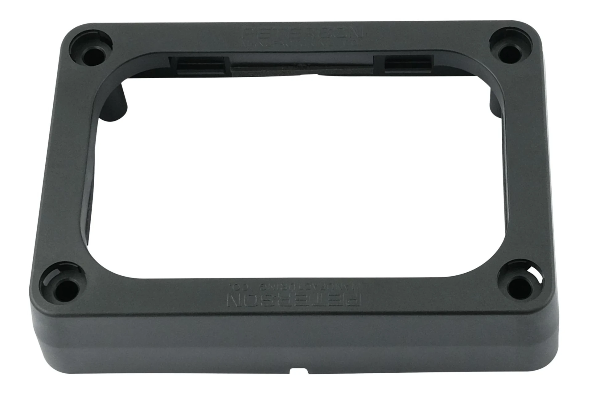 PETERSON - Cadre de montage pour luminaires séries 850 / 851, 156 x 107 mm, 4 trous de fixation PETERSON - Cadre de montage pour luminaires séries 850 / 851, 156 x 107 mm, 4 trous de fixation