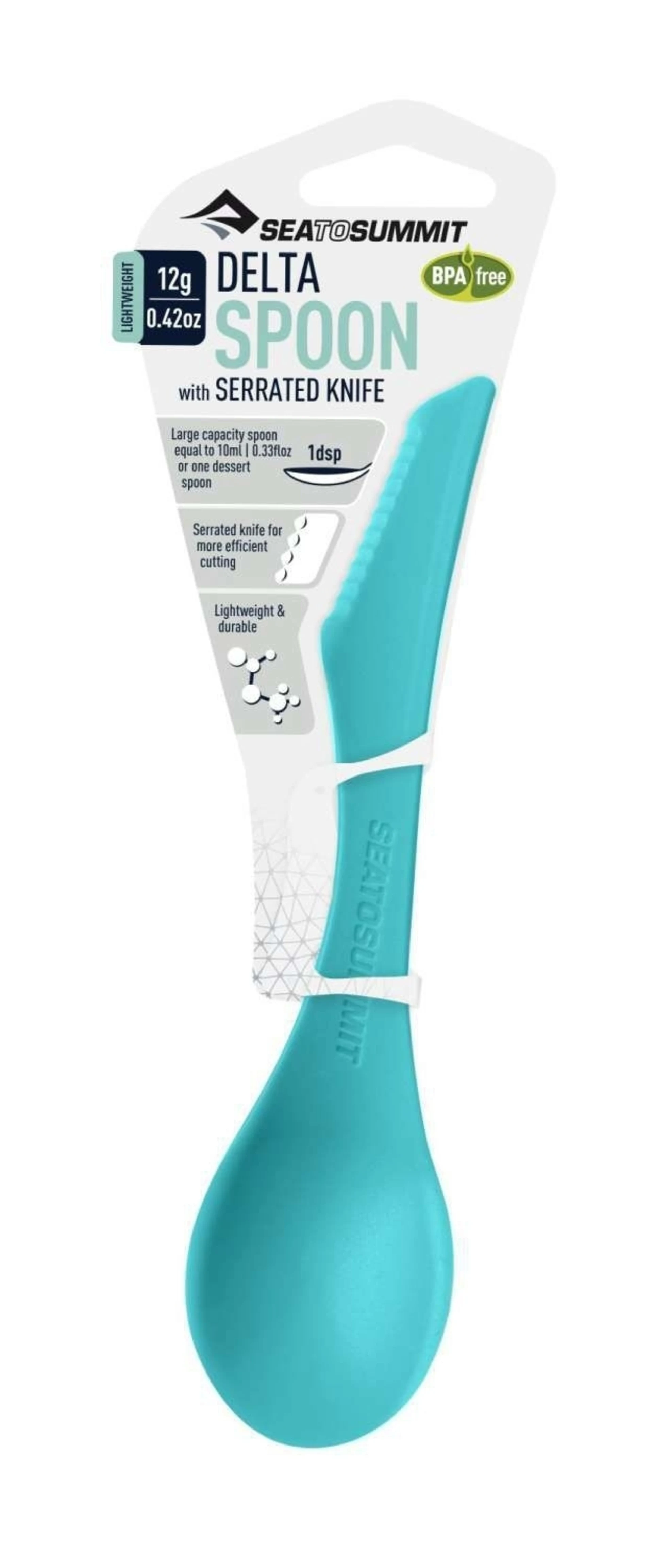 Sea to Summit Delta Spoon Löffel mit Messer blau