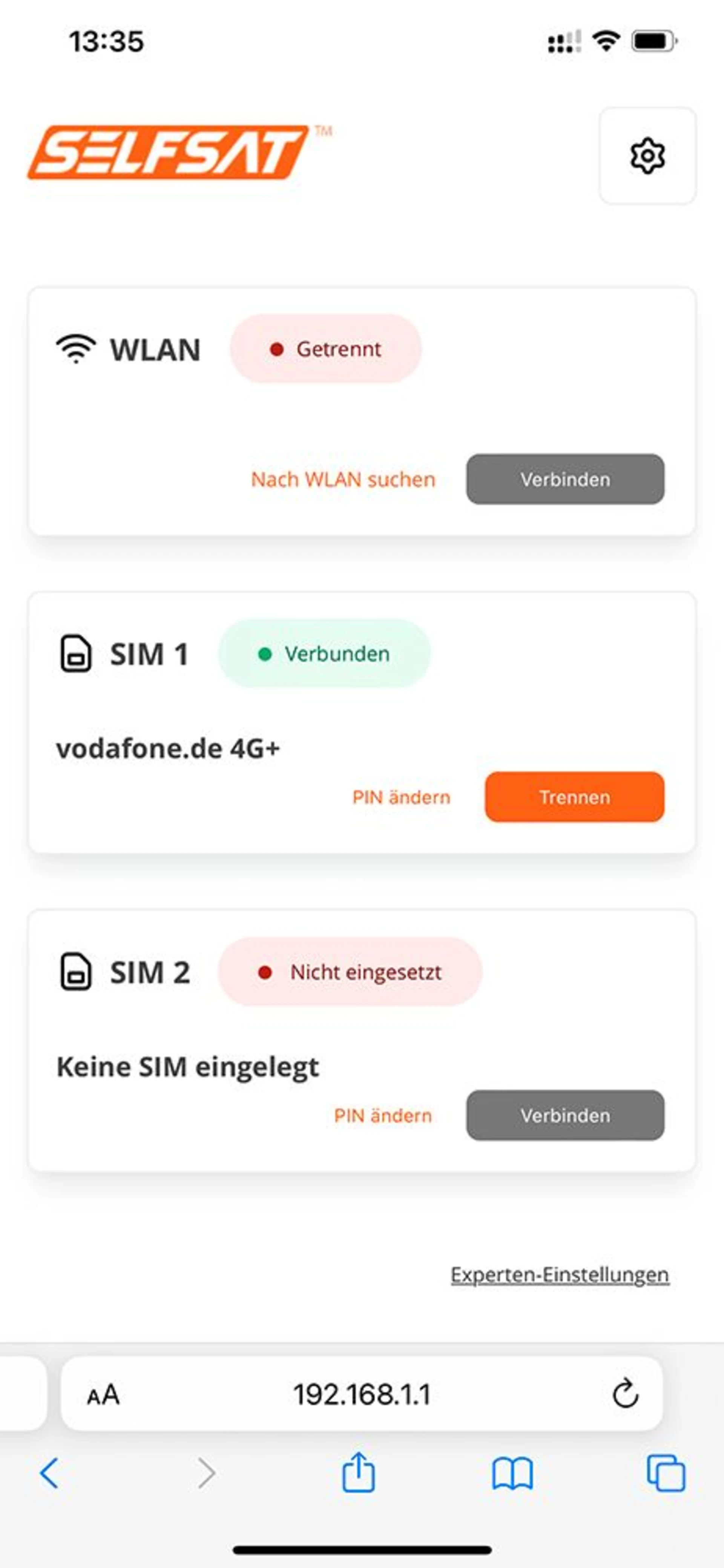 SELFSAT MWR 4524 ( 4G / LTE & WLAN Internet Router Komplettset bis 150 Mbps inkl. 4G / 5G ready Dachantenne)