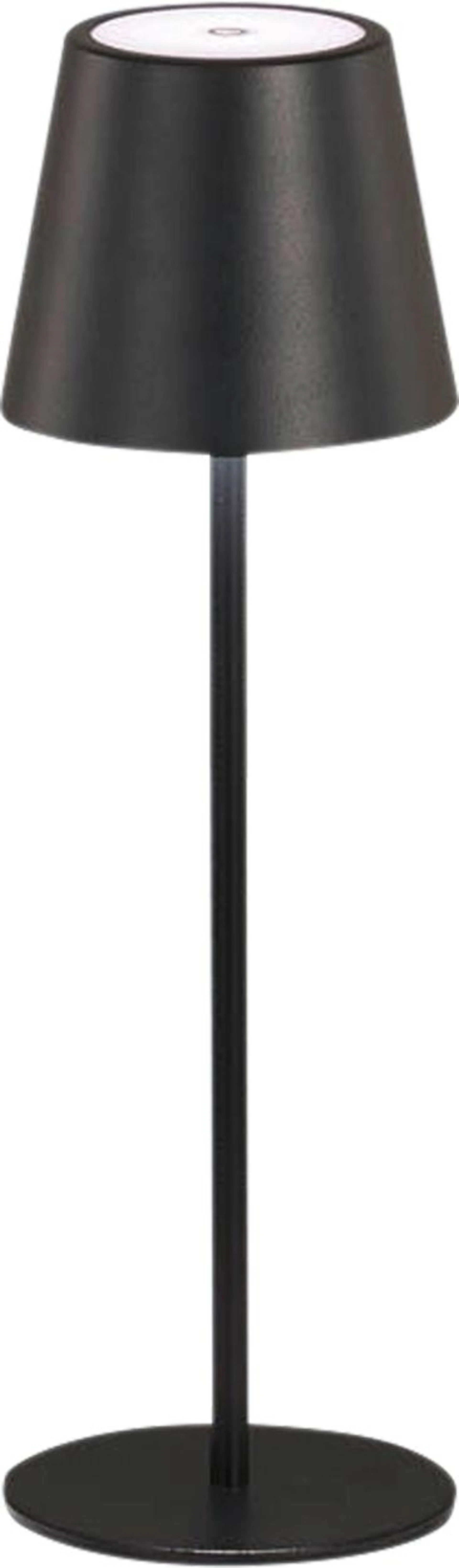 Lampe d'extérieur de table à batterie Easy, noire Lampe d'extérieur de table à batterie Easy, noire