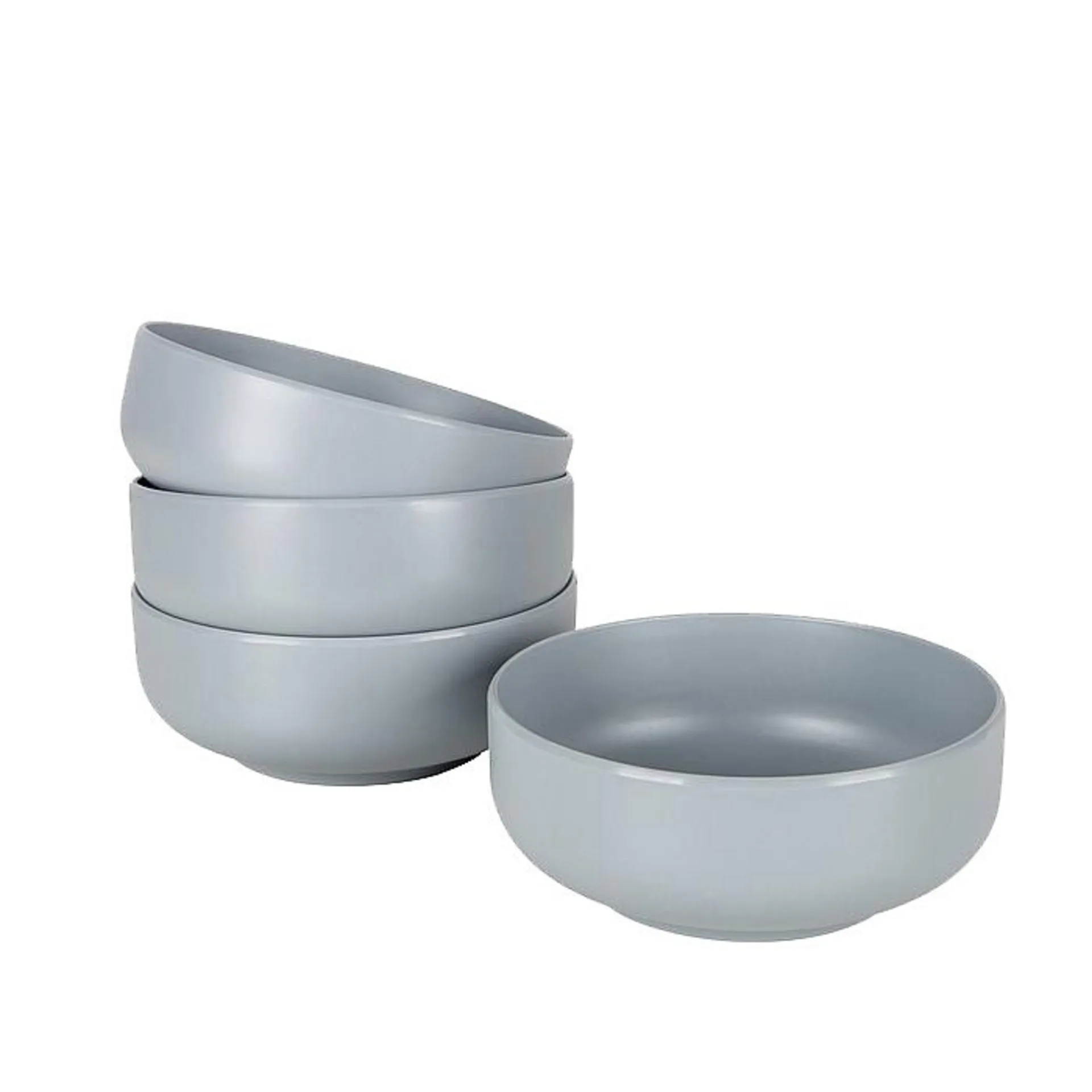 Bo-Camp Patom set de vaisselle en mélamine 16 pcs. gris