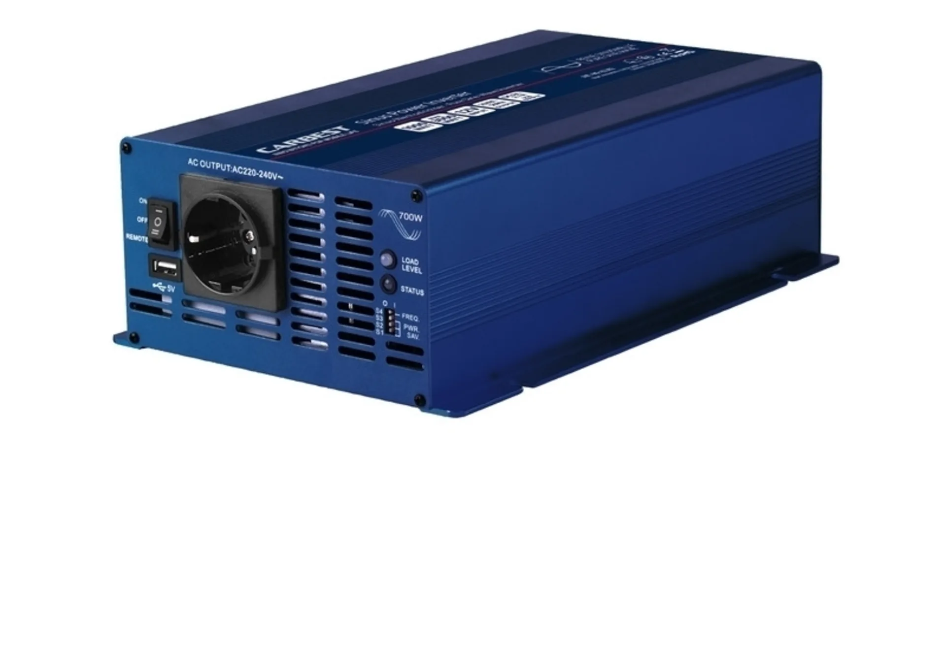 Carbest PS700U - Wechselrichter 12 Volt Sinus 700 Watt