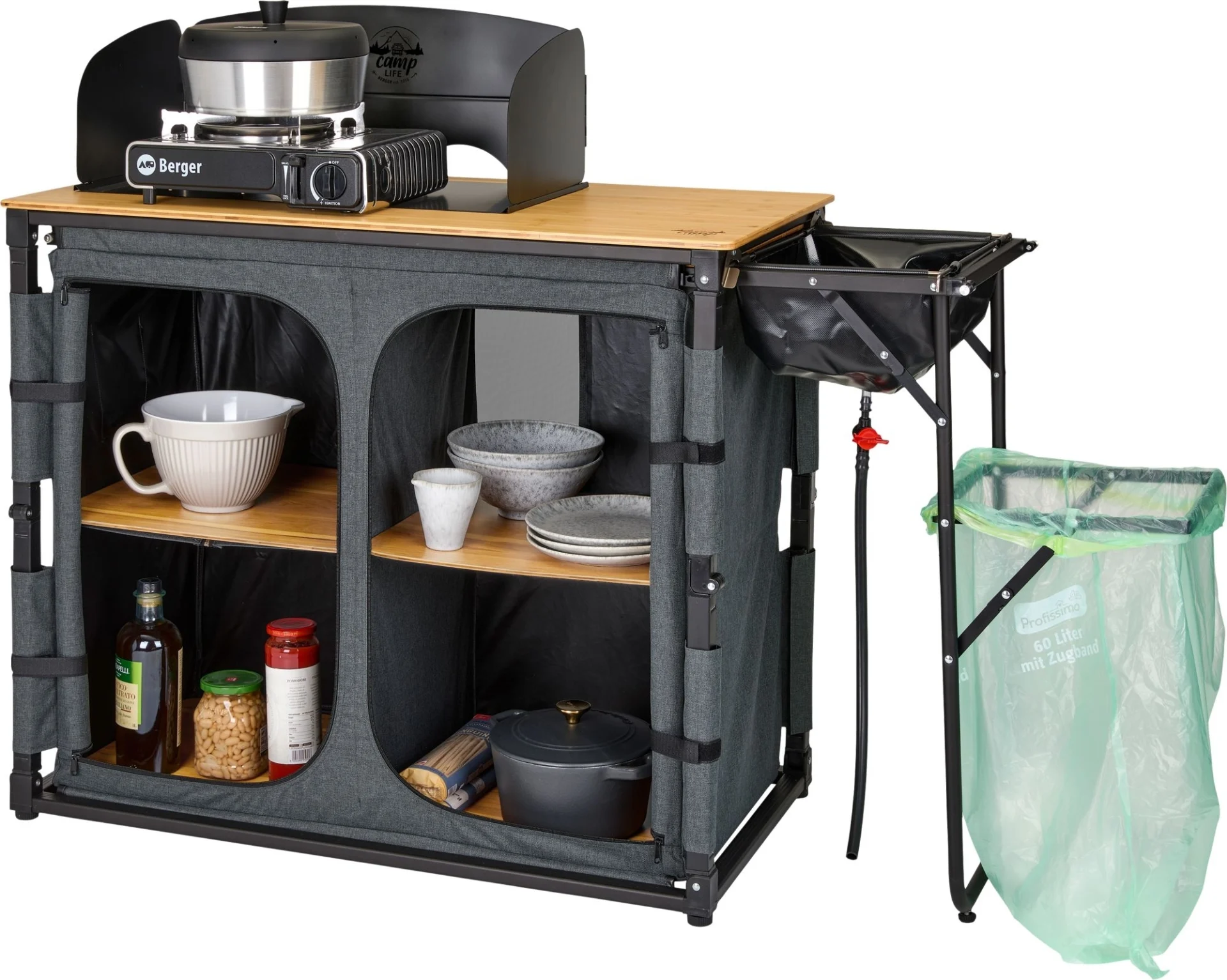 Pare-vent Camplife 30 cm pour boîtes de cuisine Pare-vent Camplife 30 cm pour boîtes de cuisine