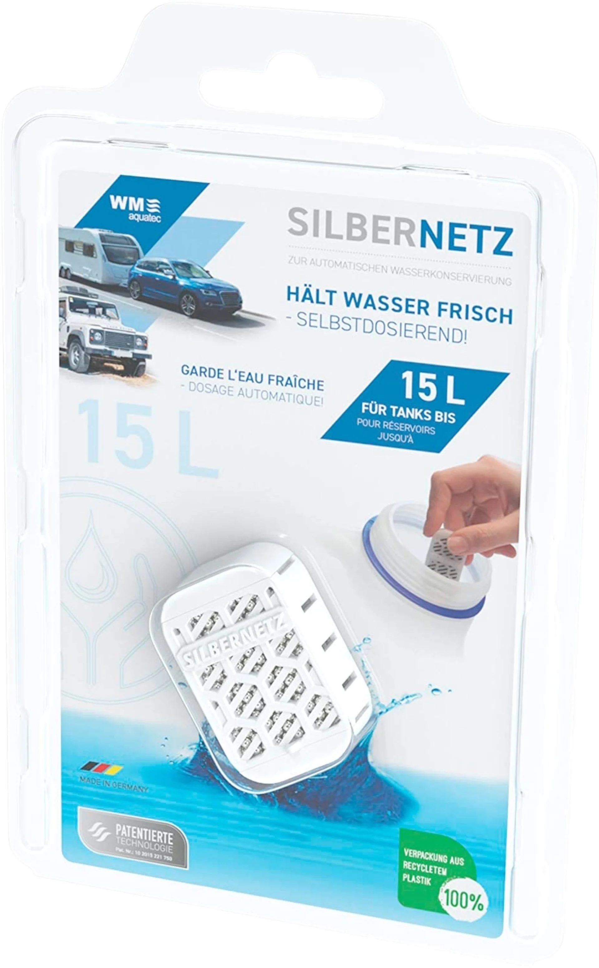 WM Aquatec Silbernetz flex Wasserkonservierung bis 15 Liter