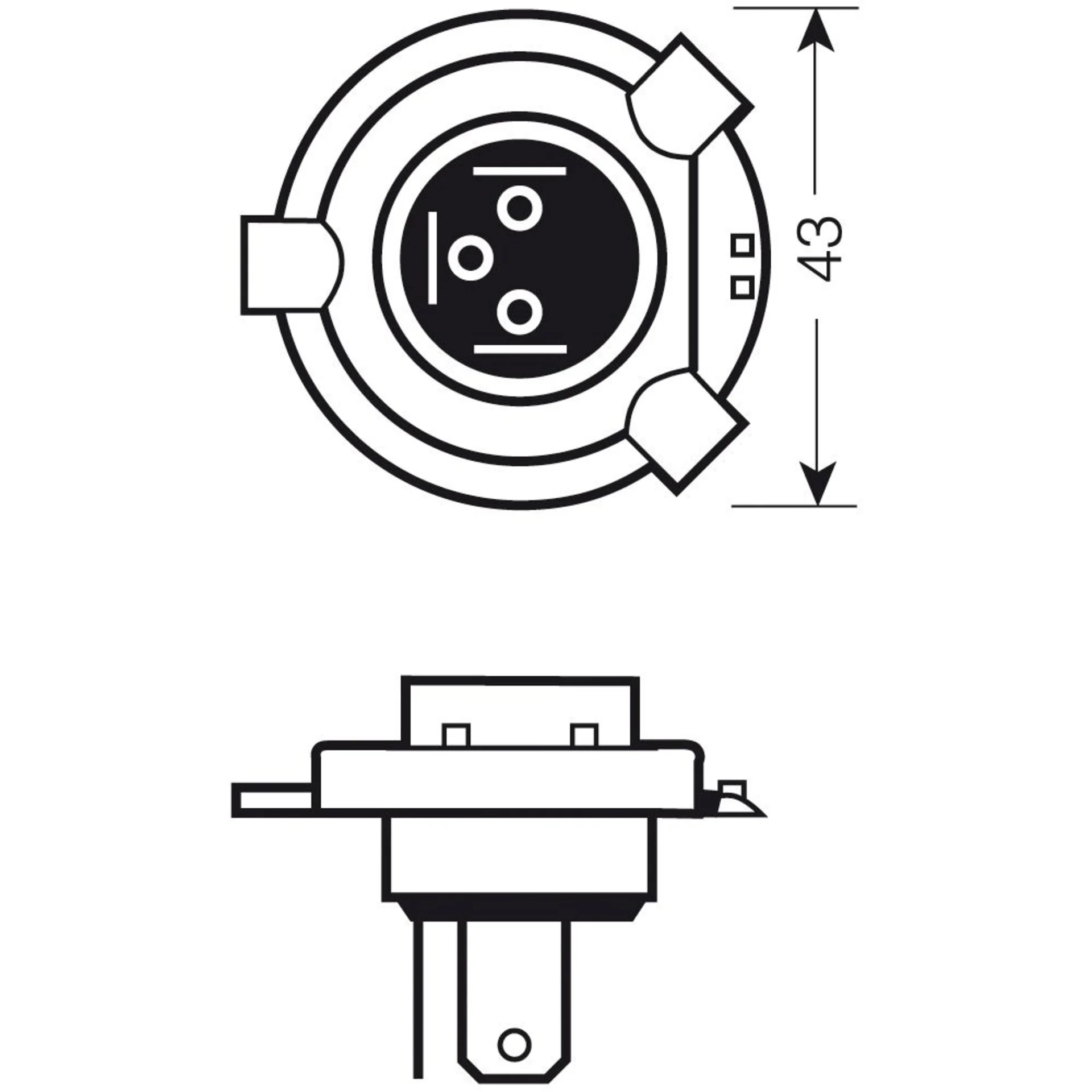 Osram Night Breaker SILVER H4 12 V 60/55 W