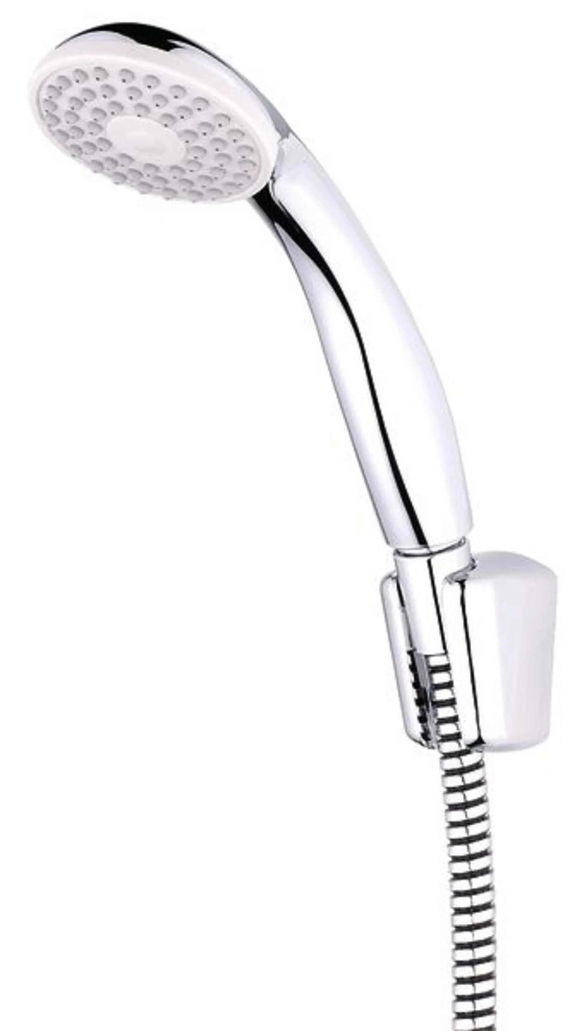 Duschset Elegance chrome mit 70mm Durchmesser und 1.25m Schlauch