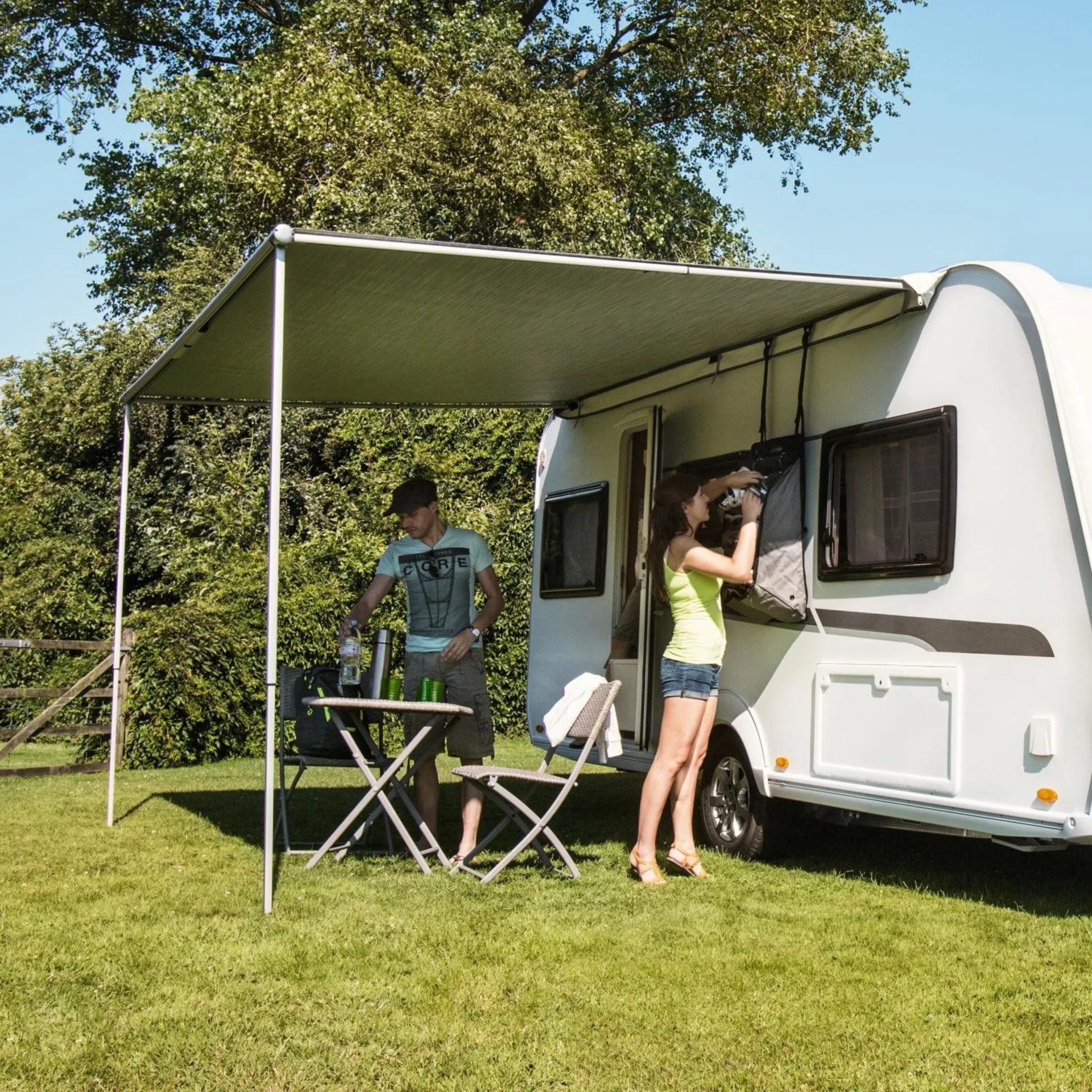 Thule Omnistor 1200 Taschenmarkise Mystic Grey 4 Meter