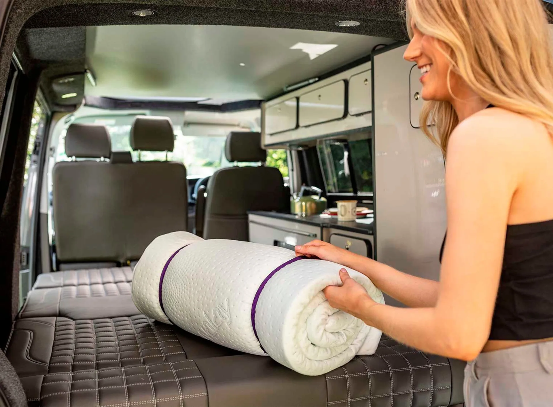 Duvalay Compact Reisetopper 190 x 66 x 2,5 cm