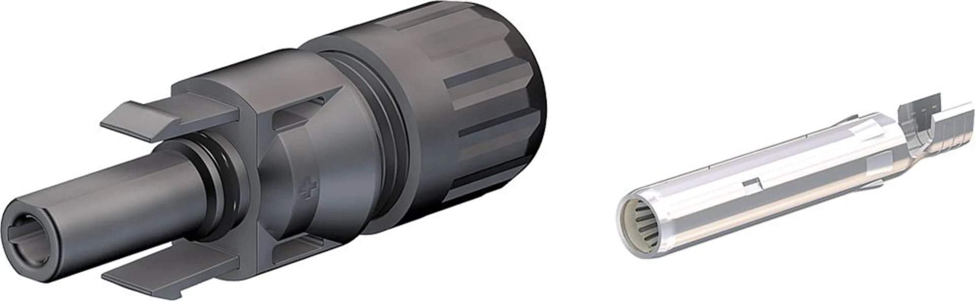 Solar-Stecker männlich, MC4 + MC4 (PV-ST01)