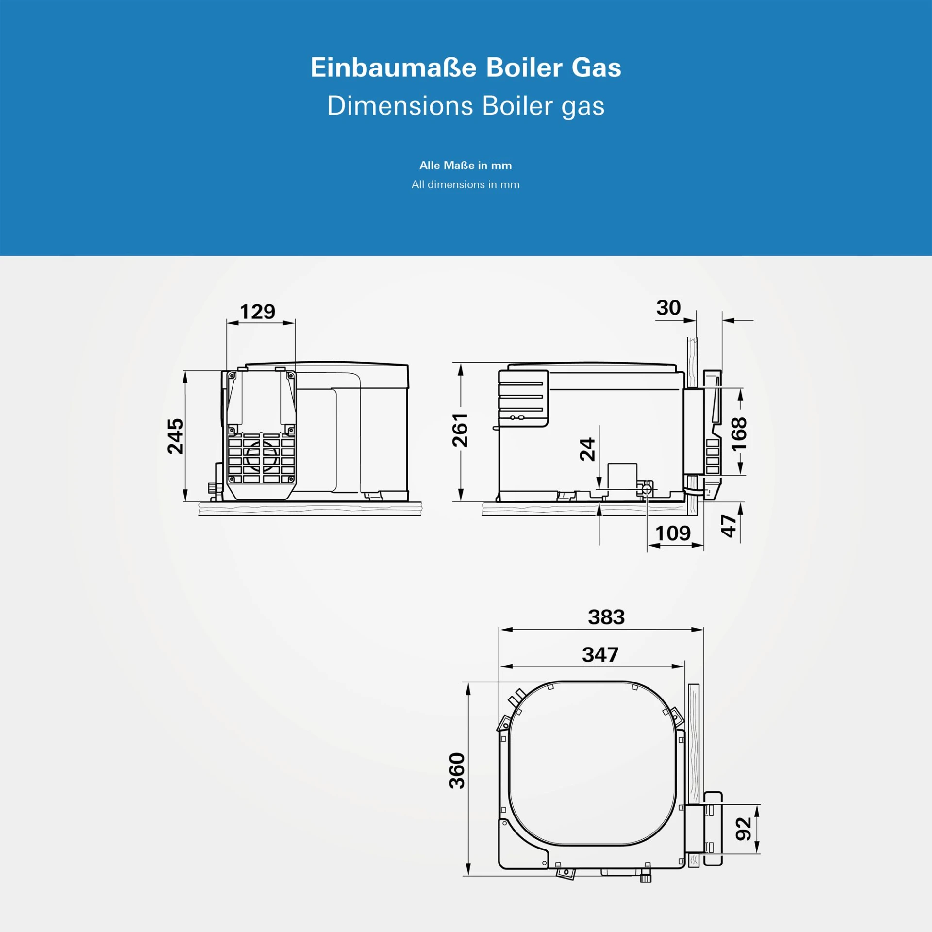 Truma Gasboiler 10 L Warmwasserbereiter
