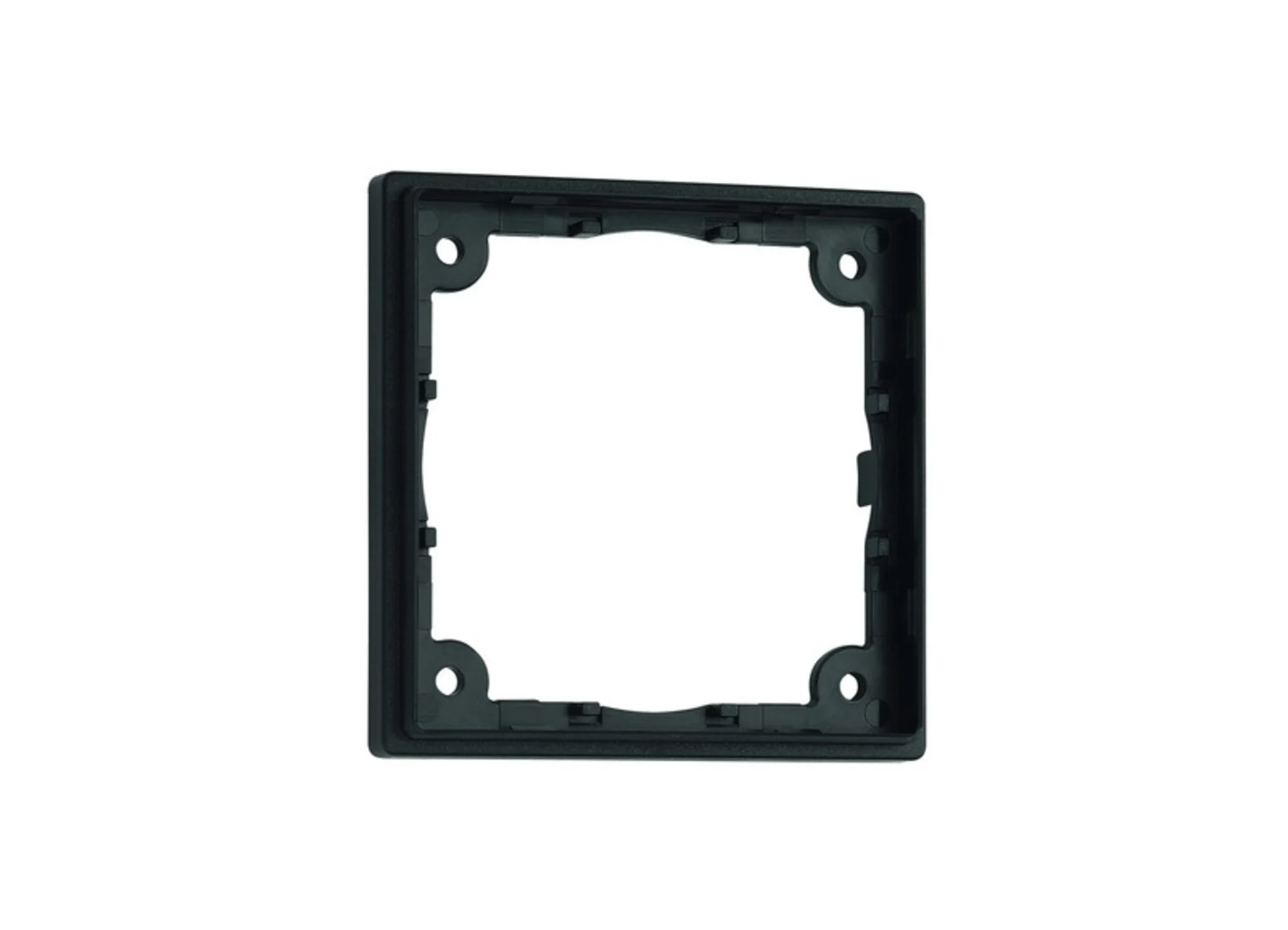 Cadre d'écartement simple. Plat, hauteur de montage : 3 mm. Gris ardoise. Emballage en libre-service