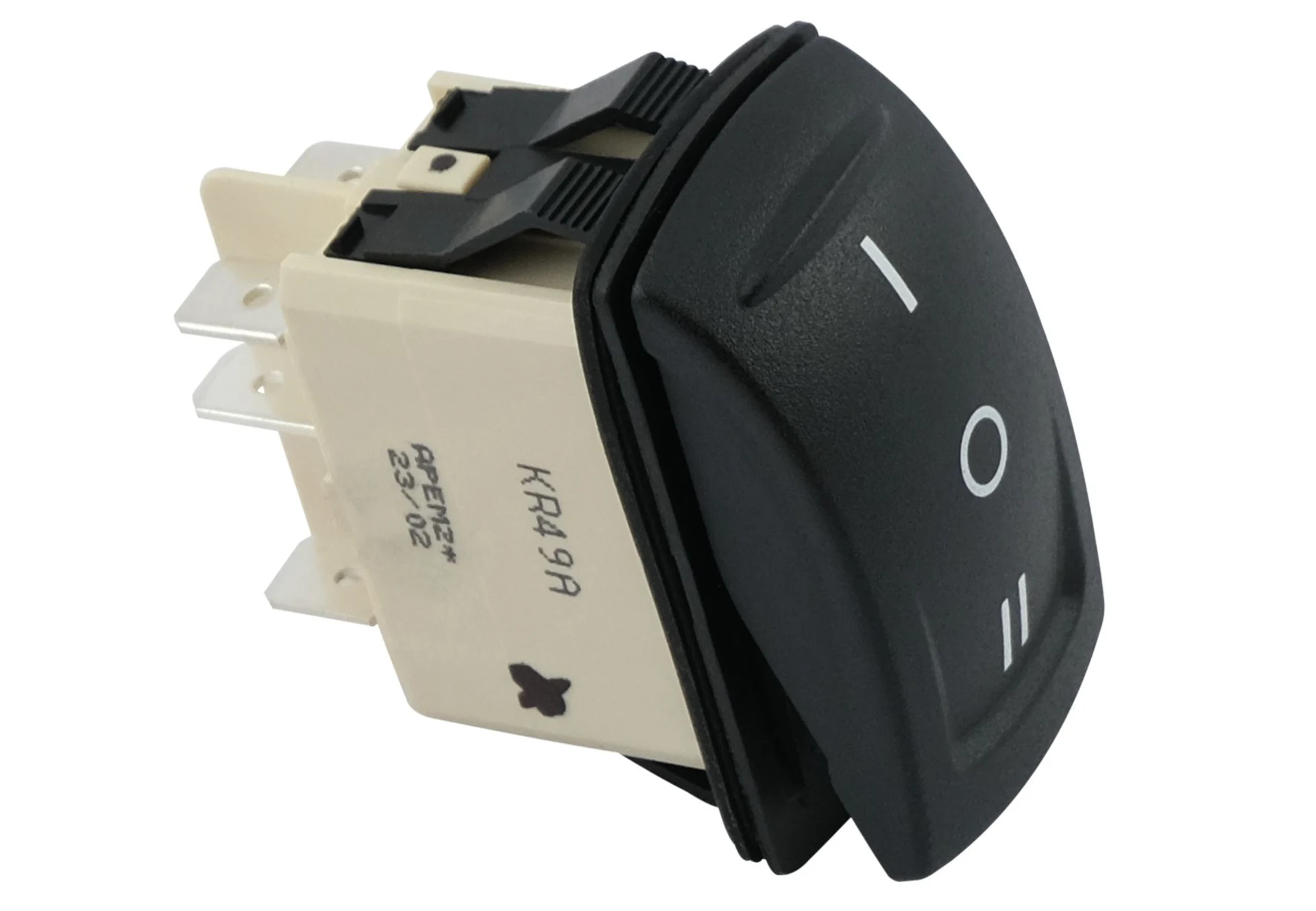 APEM - Wippschalter 2x 1 - 0 - 2 2x 1 - 0 - 2, IP68, Einbauloch 37 x 21 mm, Steckan. APEM - Wippschalter 2x 1 - 0 - 2 2x 1 - 0 - 2, IP68, Einbauloch 37 x 21 mm, Steckan.