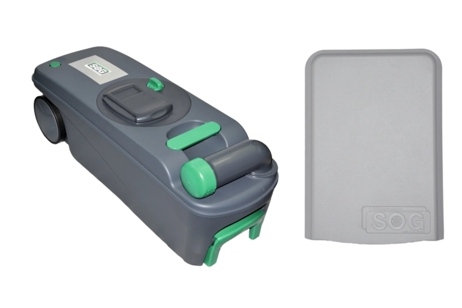 SOG I type D (C400) 12V ventilation des toilettes variante de porte gris clair