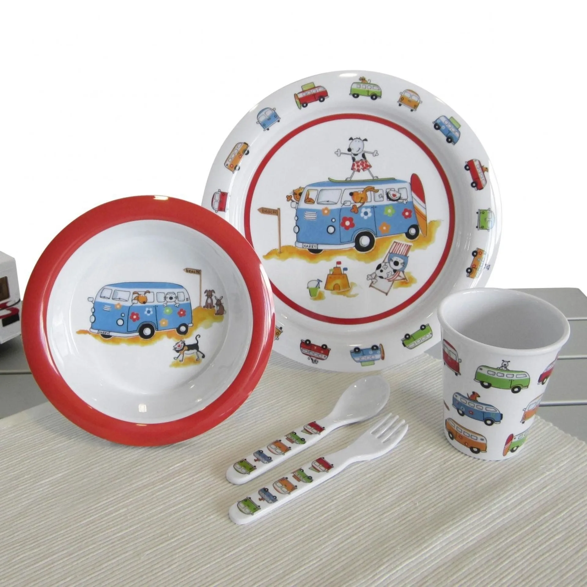 Flamefield Kinder Geschirr-Set 5-tlg.