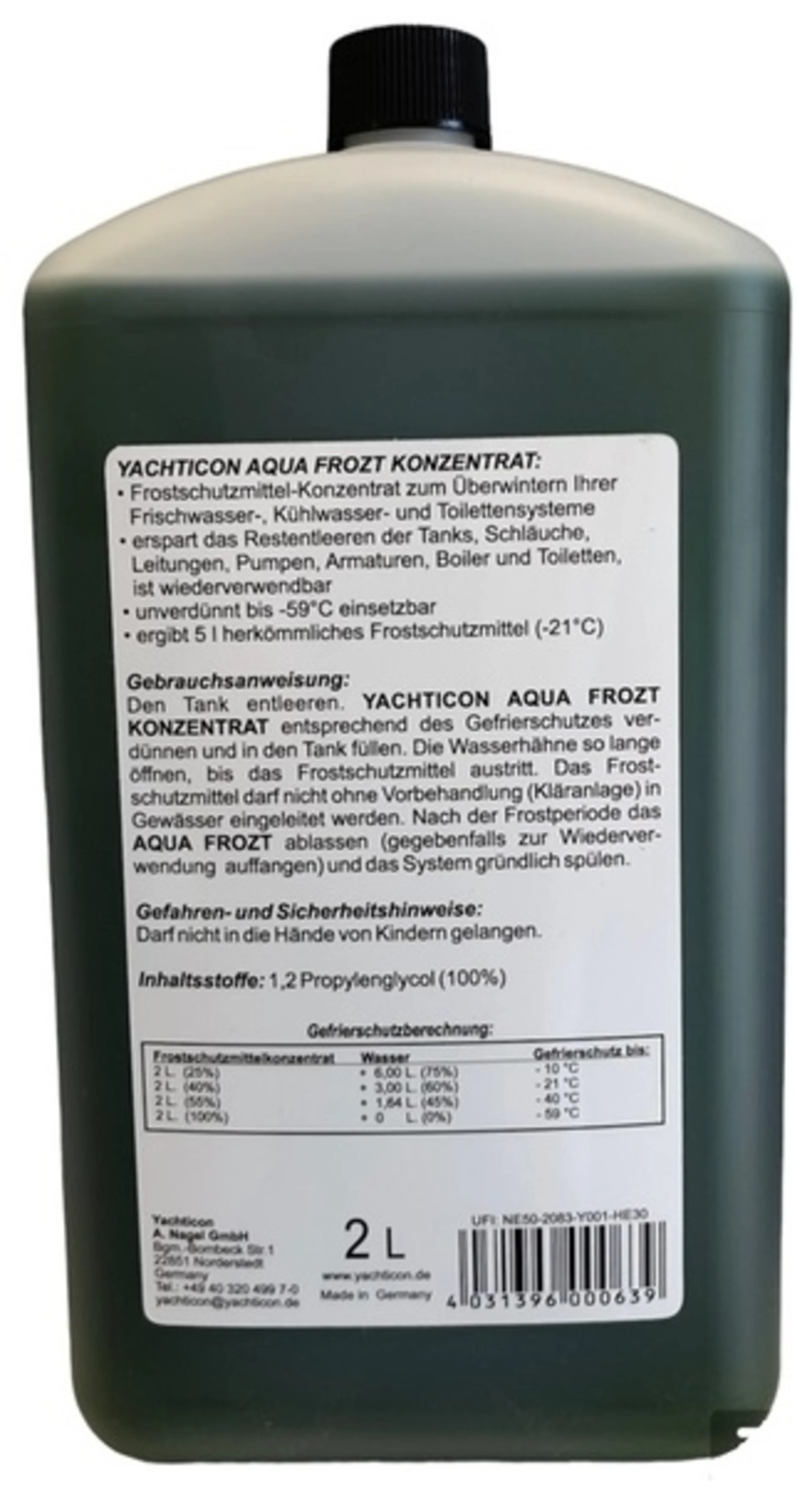 Frostschutzkonzentrat Aqua Frozt - 2 l Frostschutzkonzentrat Aqua Frozt - 2 l
