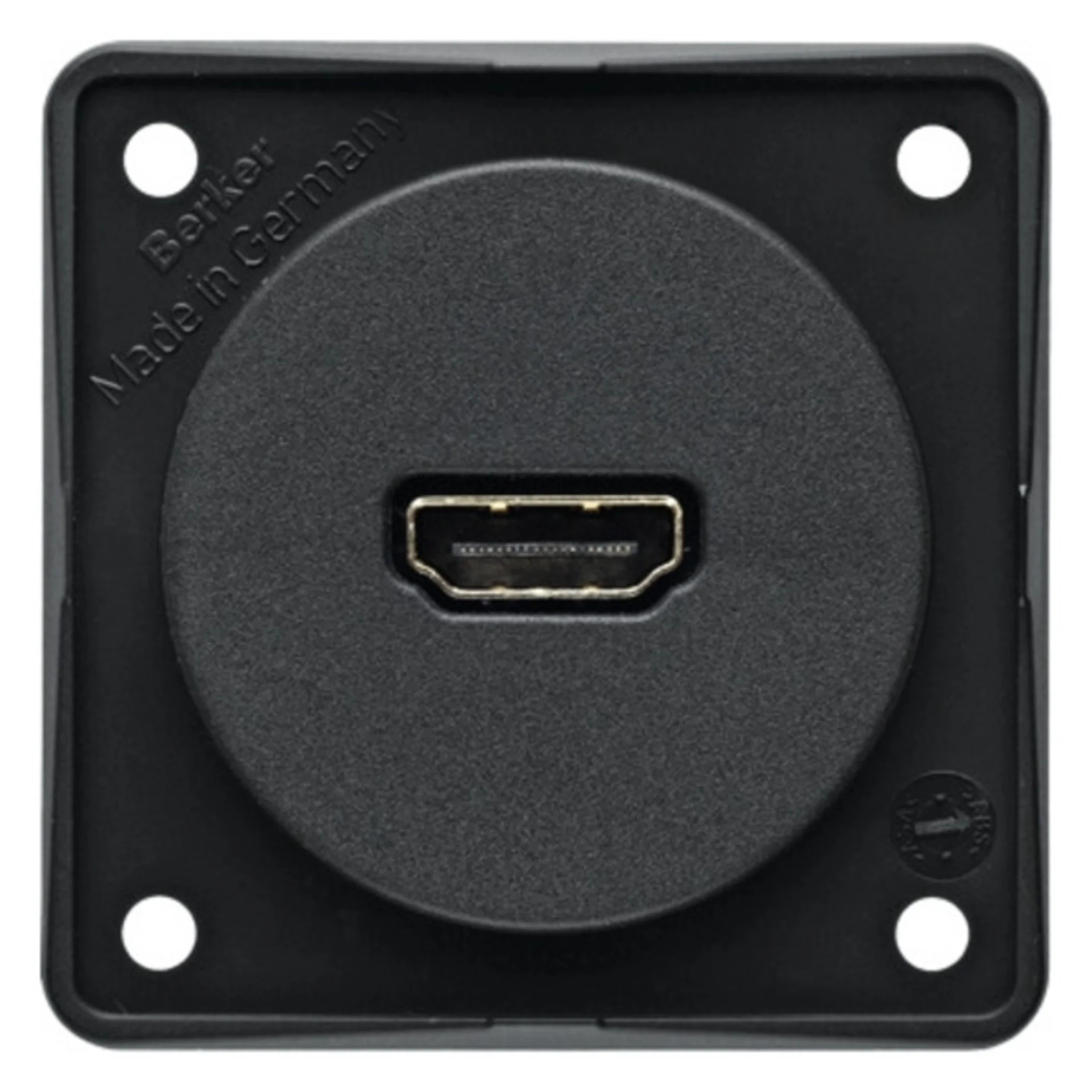 HDMI-Einbaubuchse anthrazit
