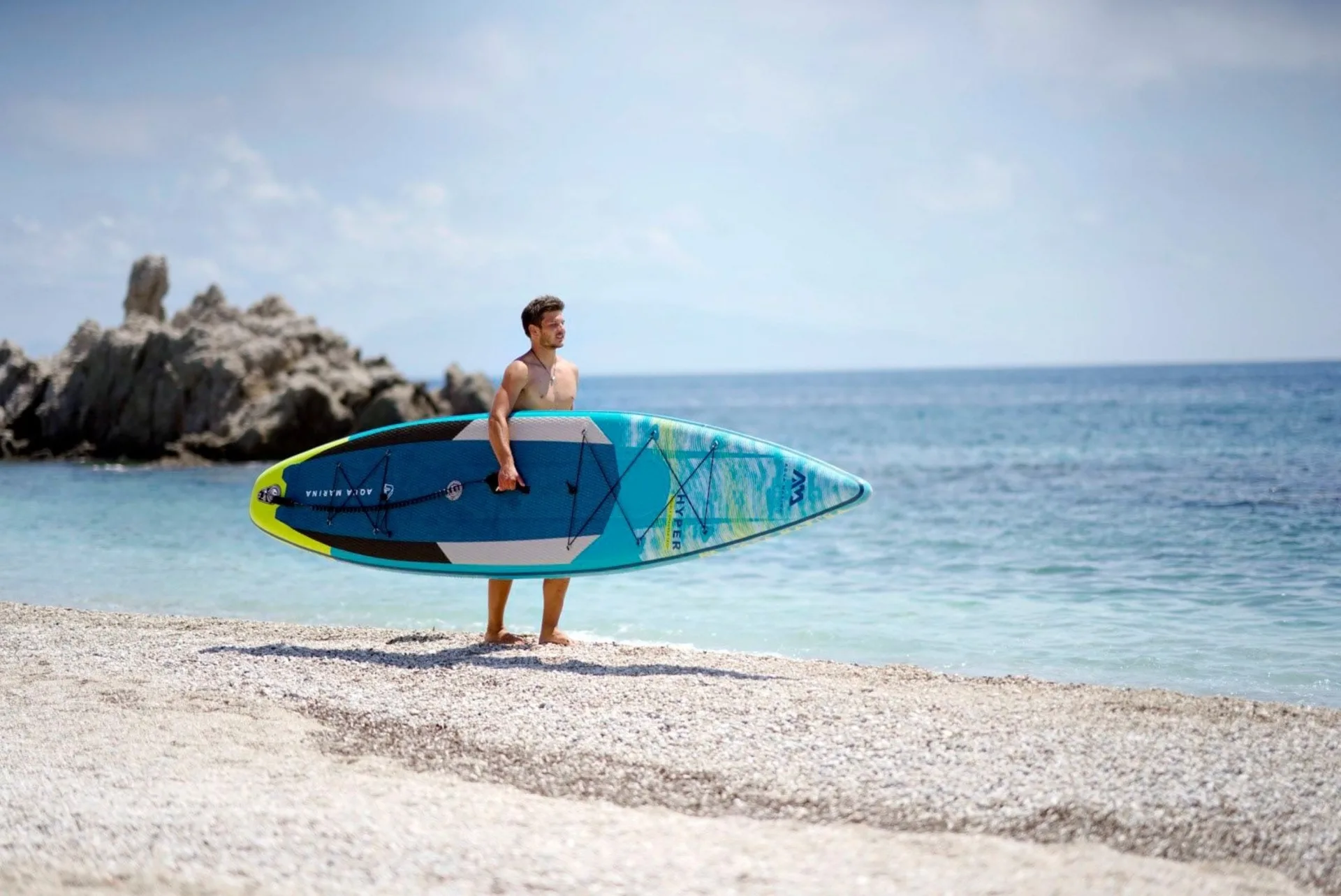 Aqua Marina Hyper Stand Up Paddling SUP-Board Set 5 teilig 381 cm Aqua Marina Hyper Stand Up Paddling SUP-Board Set 5 teilig 381 cm