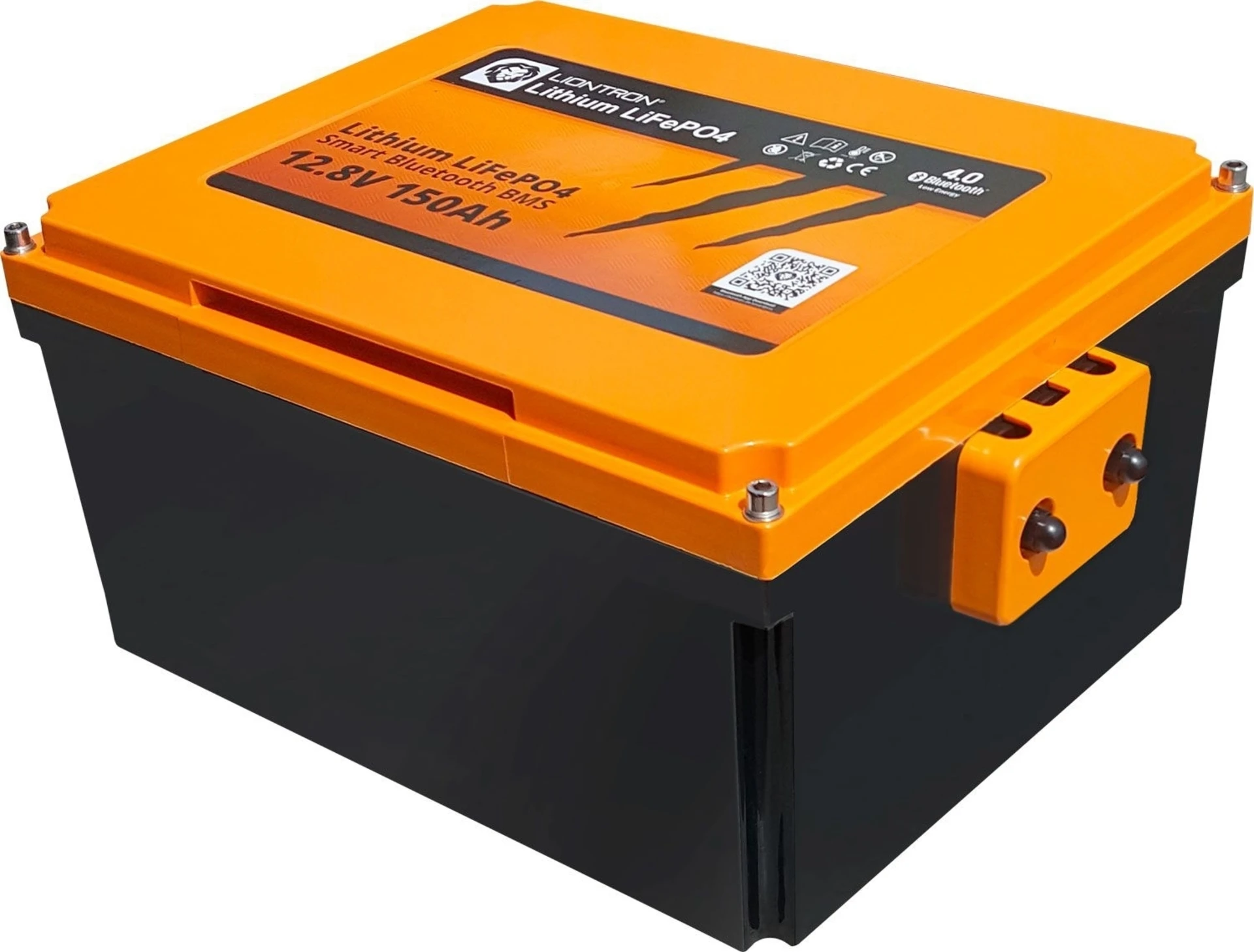 Liontron LiFePO4 Smart Bluetooth BMS Batterie lithium sous siège 12,8 V / 150 Ah