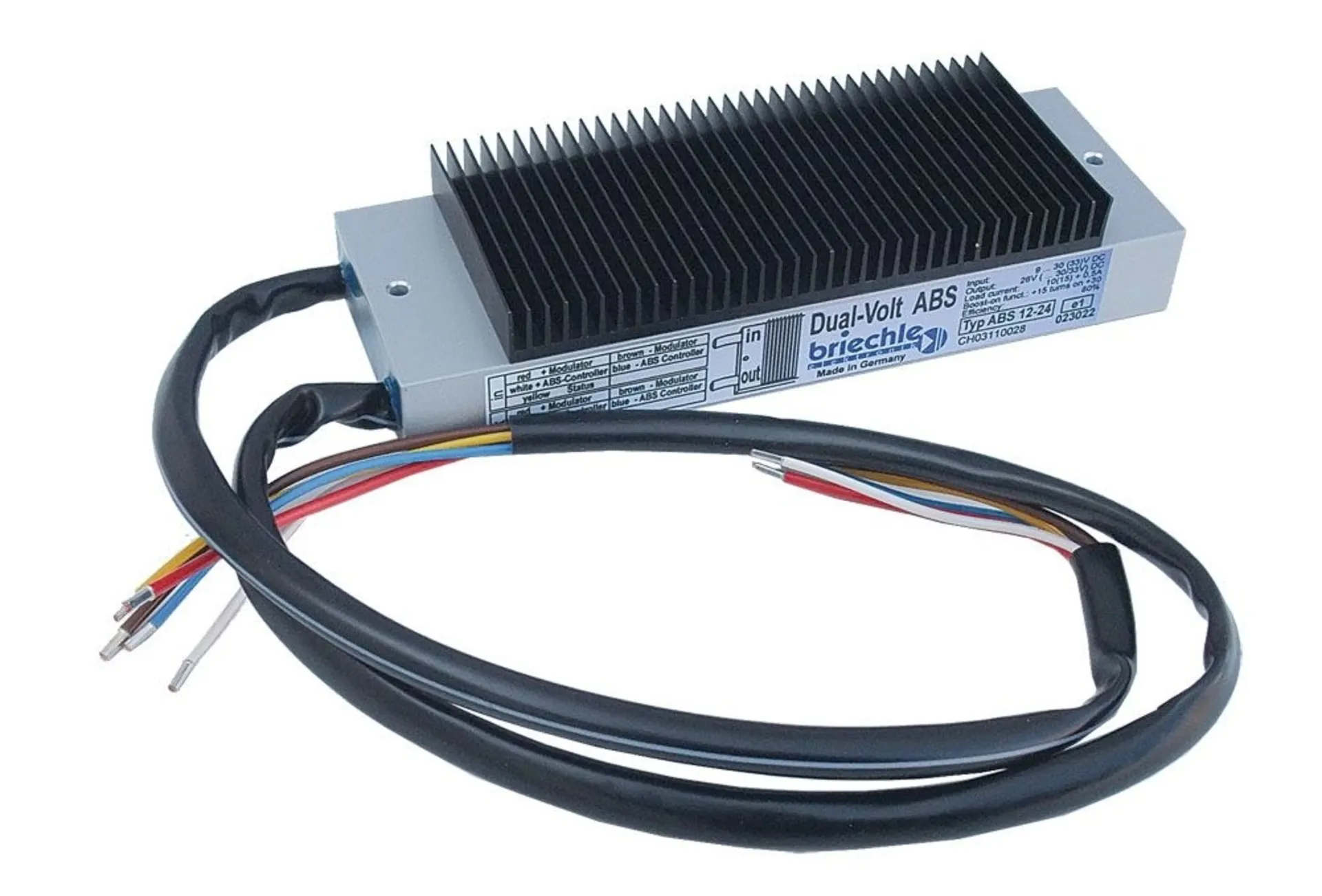 Briechle - ABS/EBS-Spannungsverdoppler 12->24 V 10 A 200 x 70 x 40 mm