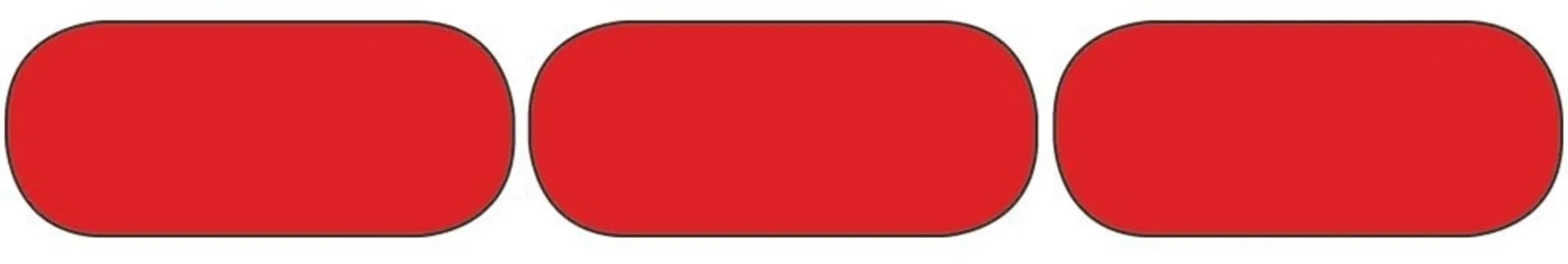 Marqueur rouge Orafol "Tanker Stickers"