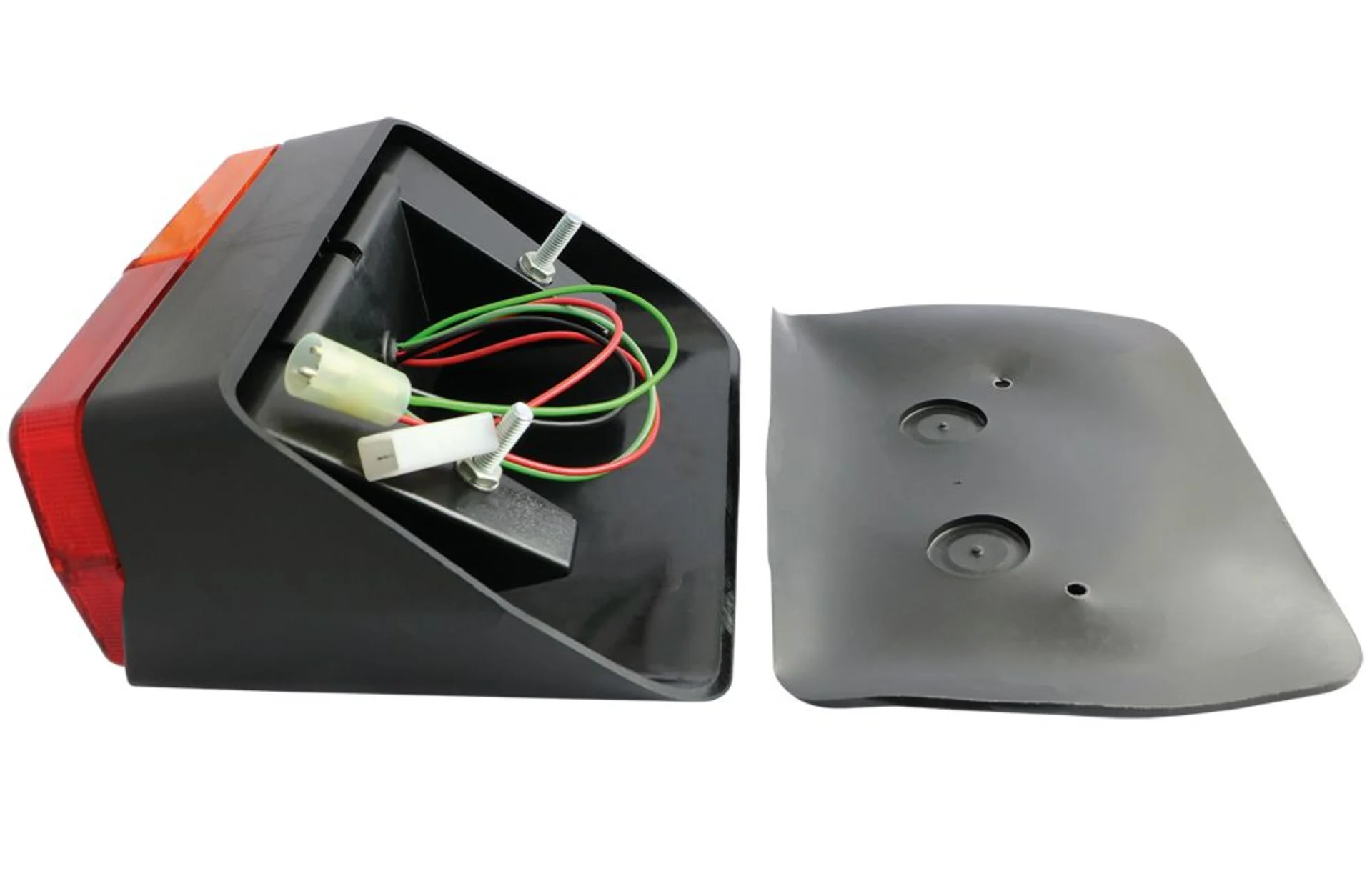 COBO - Blink-Brems-Schlussleuchte, rechts 184(212)x76(99)x157mm, Montageneigung 43°