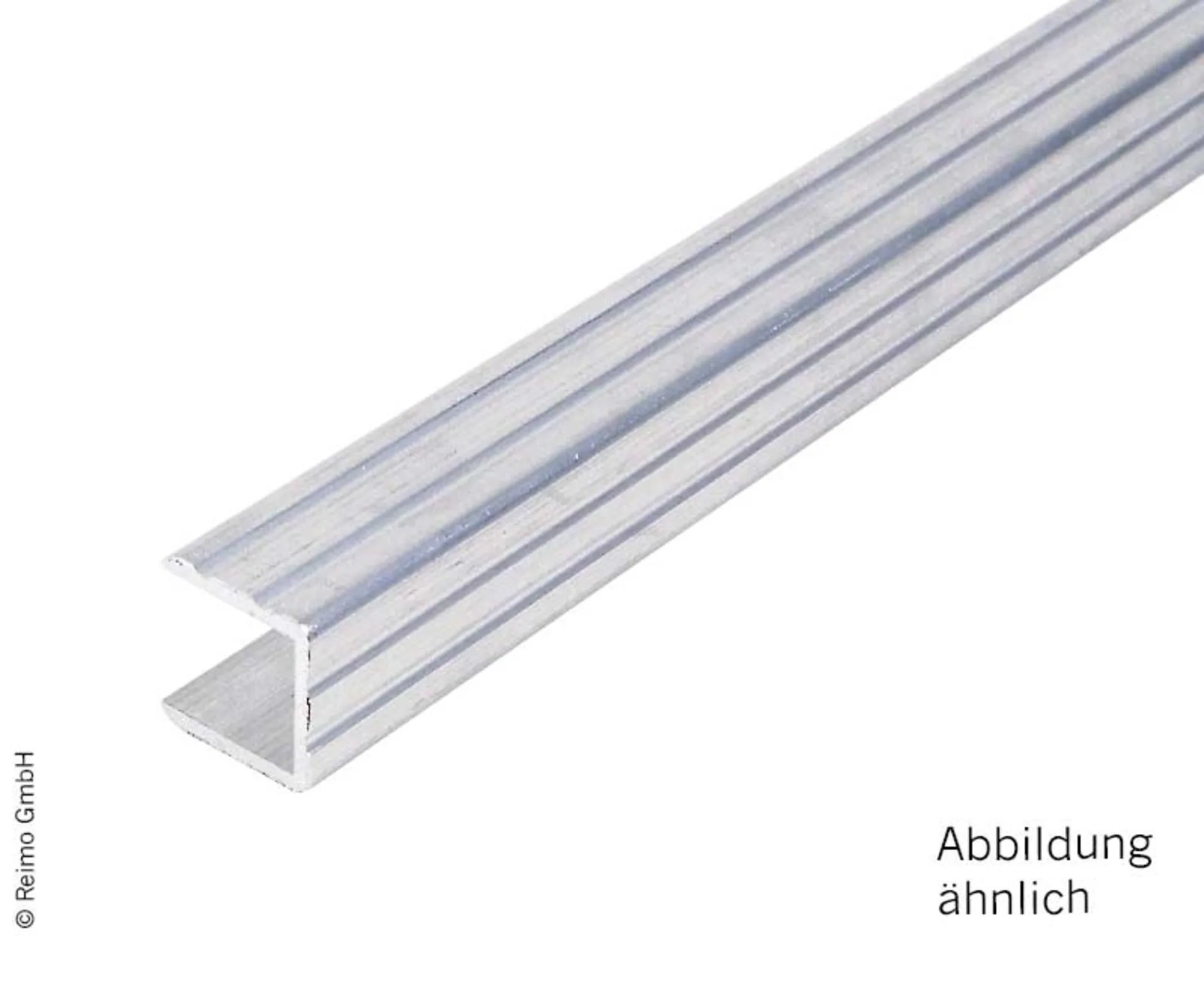 Profilé en U en aluminium pour protéger les bords des panneaux de meuble - 15mm x 1.4m