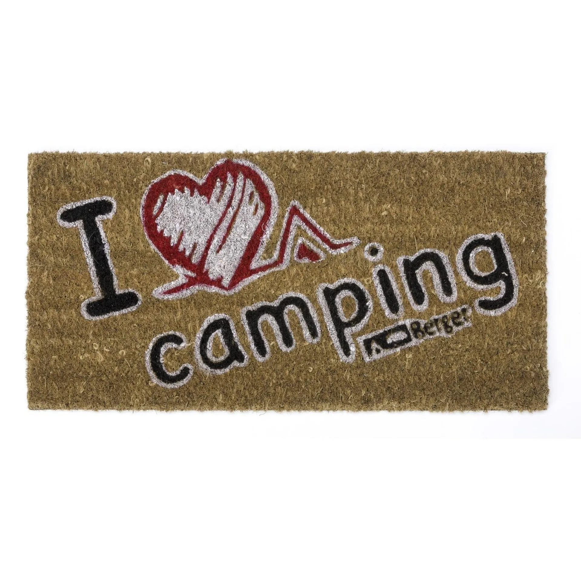 Berger Kokosmatte I Love Camping