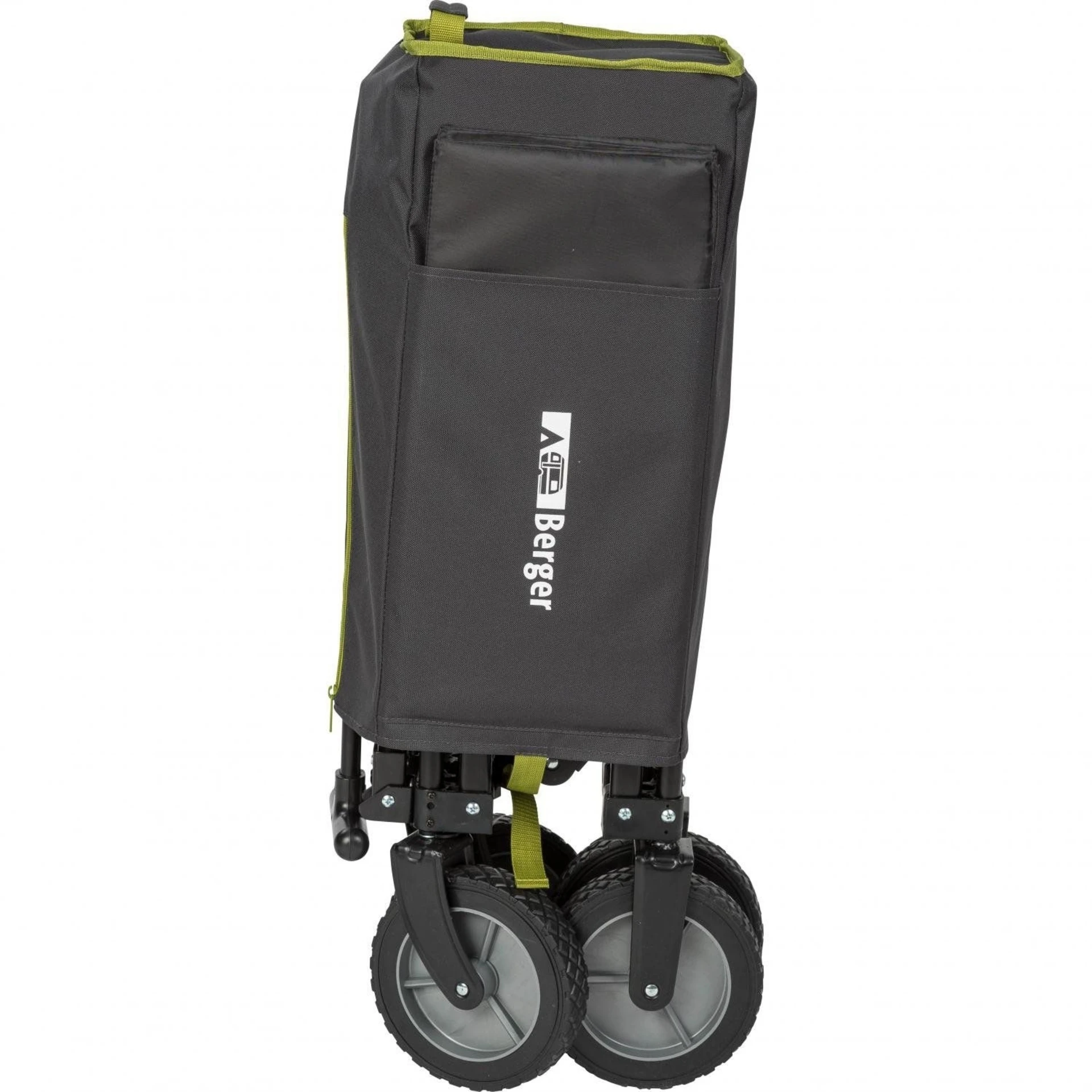 Berger Bollerwagen 129 Liter grau/grün