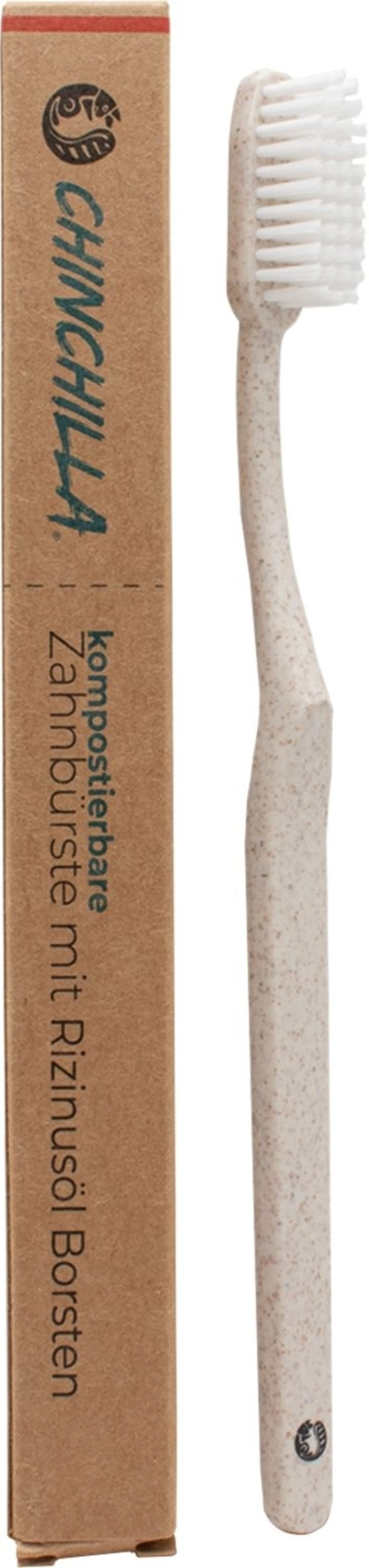 Brosse à dents Chinchilla biodégradable, 1 pièce