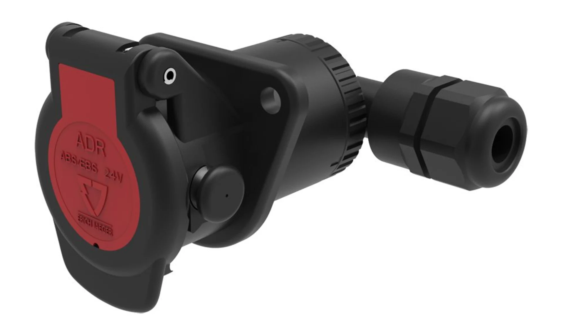 ABS/EBS - Steckdose 7-pol. 24 V 90°, ADR / GGVS Crimpkontakte, Kabel-ø: 9.0 - 16.0 mm ABS/EBS - Steckdose 7-pol. 24 V 90°, ADR / GGVS Crimpkontakte, Kabel-ø: 9.0 - 16.0 mm