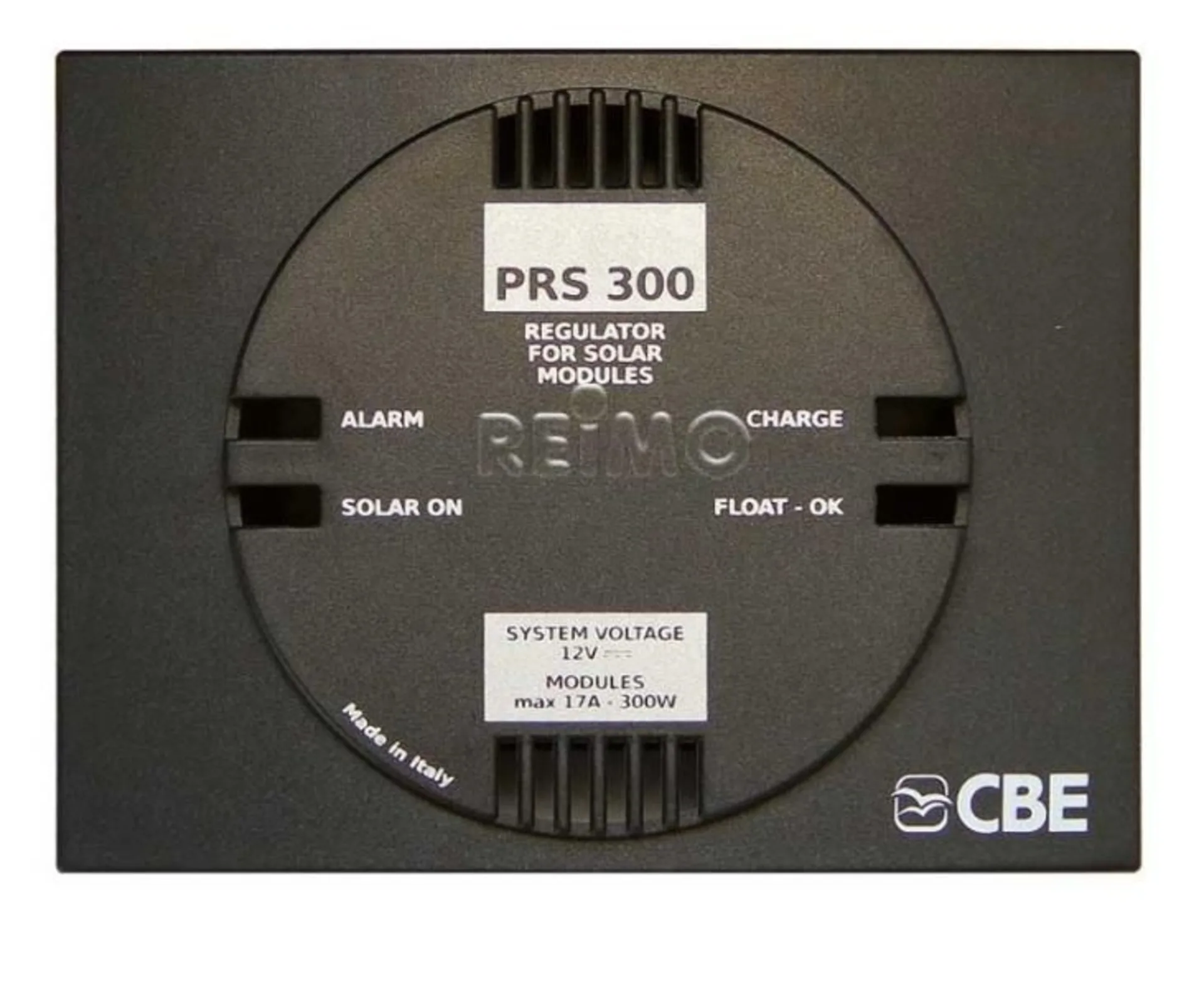 régulateur de charge solaire 12V PRS 300 avec technologie shunt pour installations solaires jusqu'à 300W