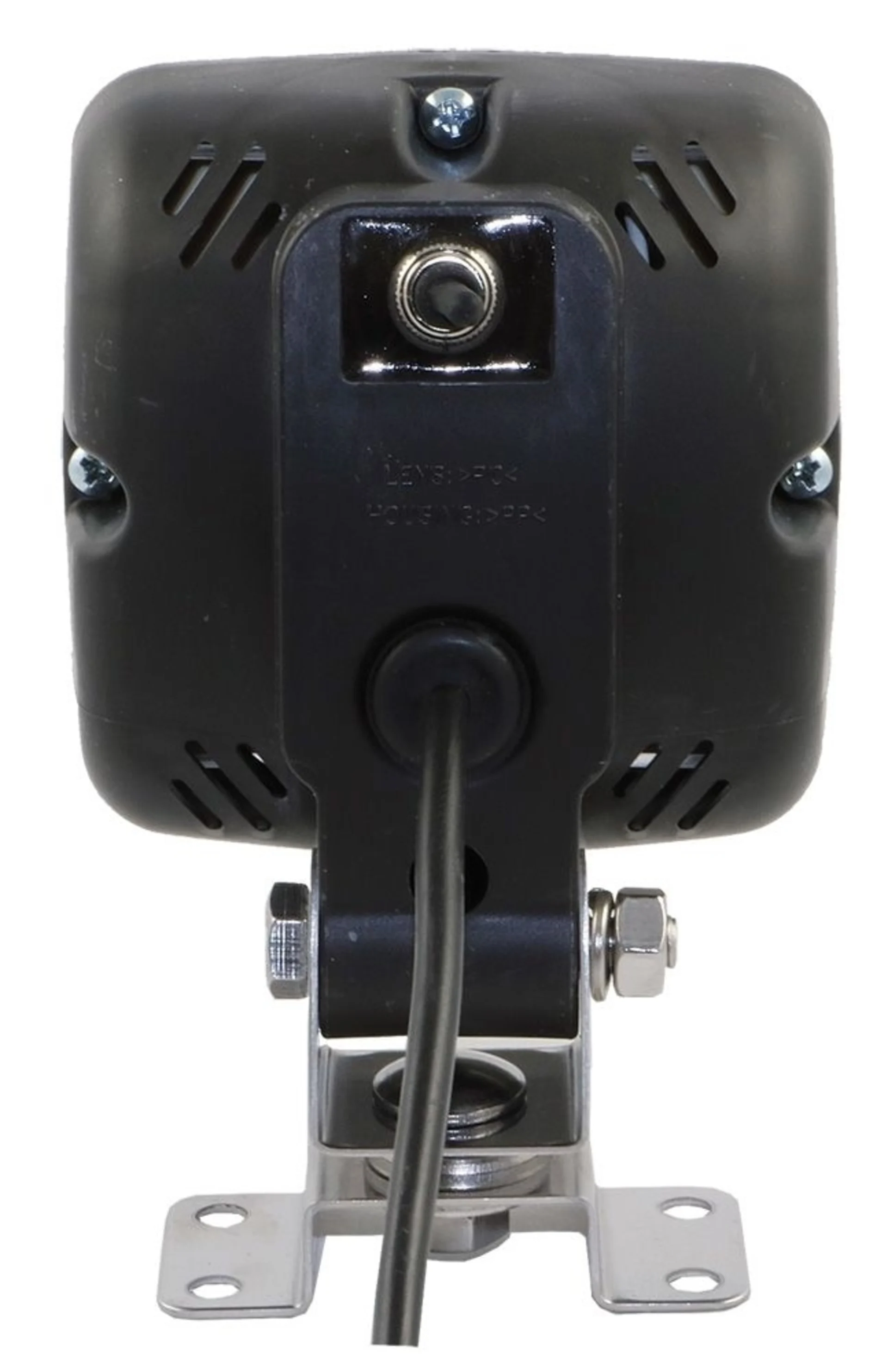 WAS - LED-Arbeitsscheinw. 12/24V mit Schalter 100x100mm, 1700Lumen, IP68, 10-35V, 15W