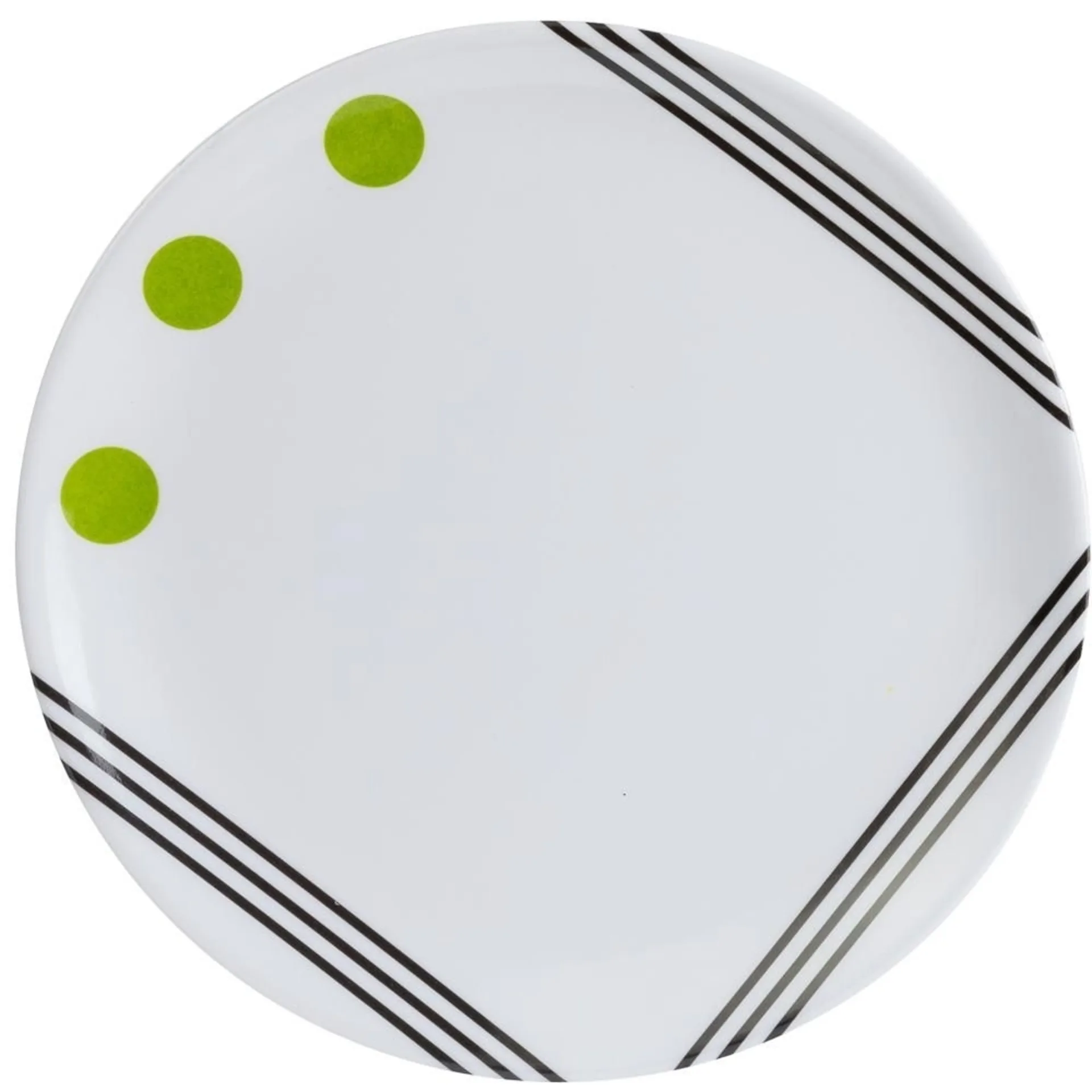 Berger Dots Melamin Dessertteller 20 cm grün
