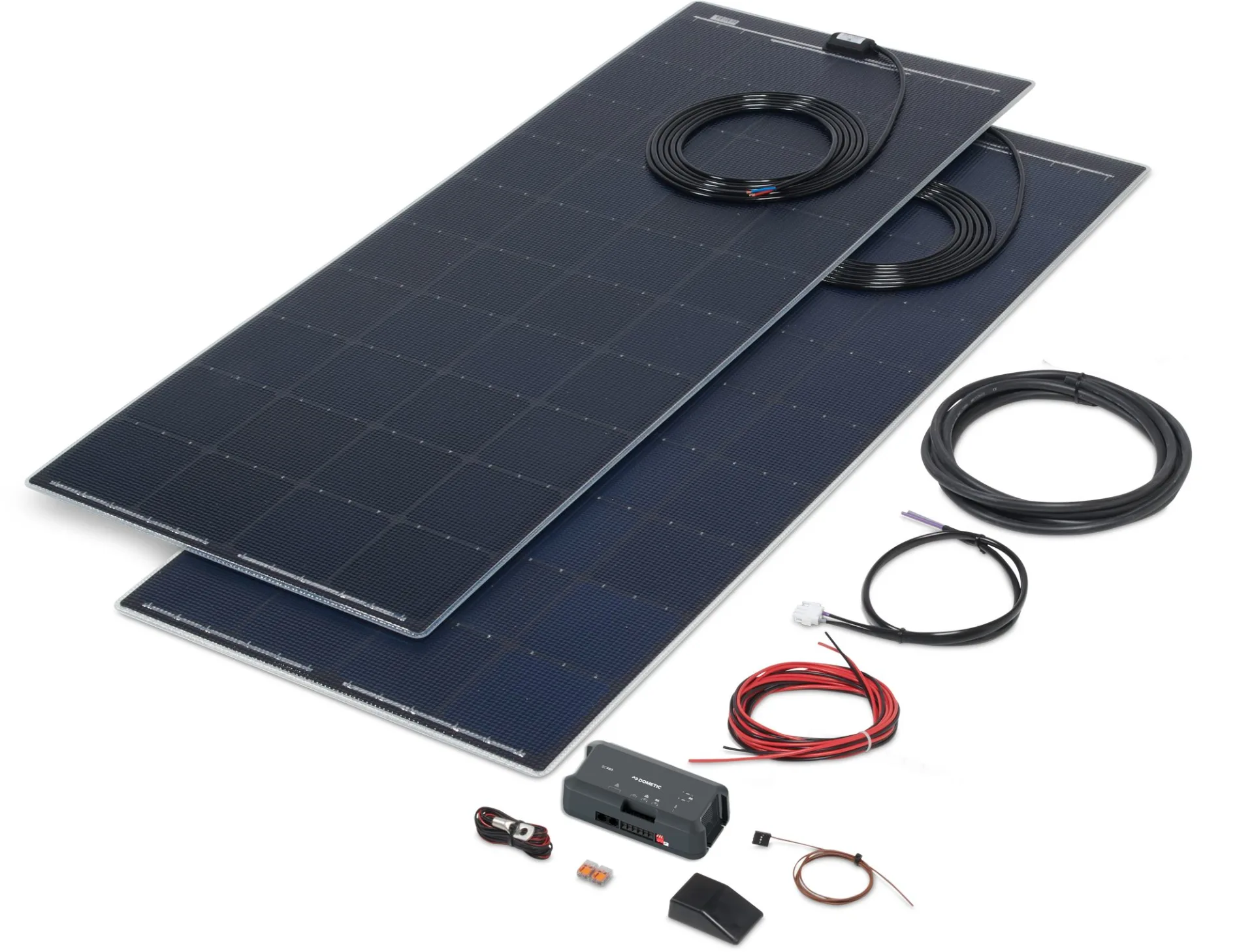 Büttner Elektronik Flat Light MT 300-2 FL Solaranlagen Komplettset ultraflach 2 Module 300 Wp