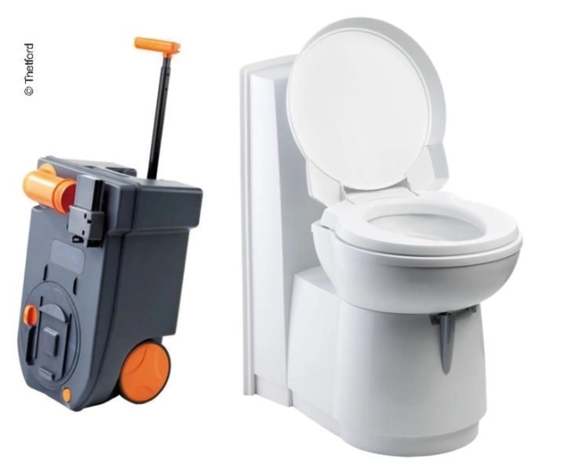 Cassettentoilette C263-CS elektrisch plastik weiss