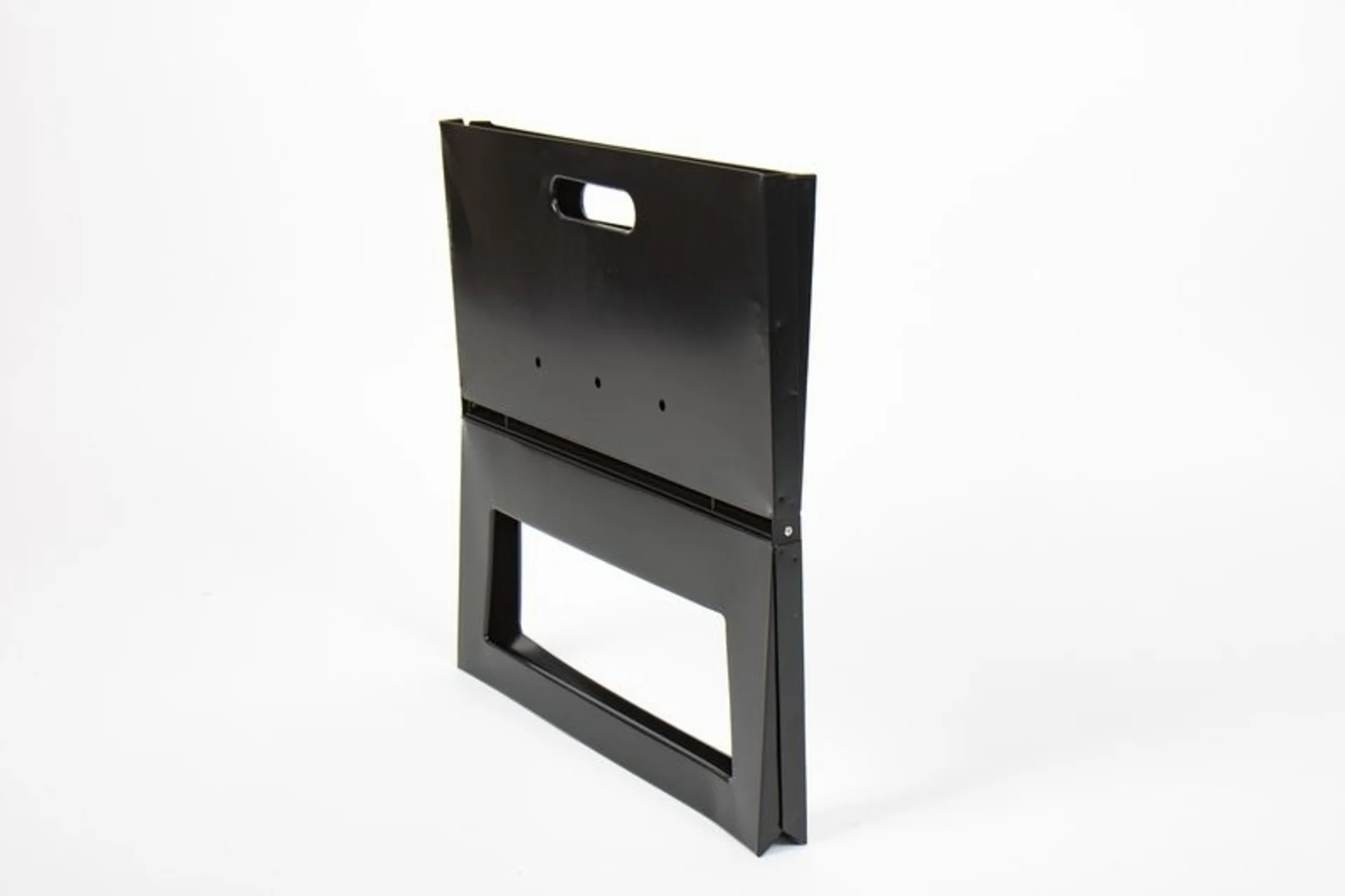 Faltbarer Camp Holzkohlegrill aus Stahl, 42x27 cm, schwarz