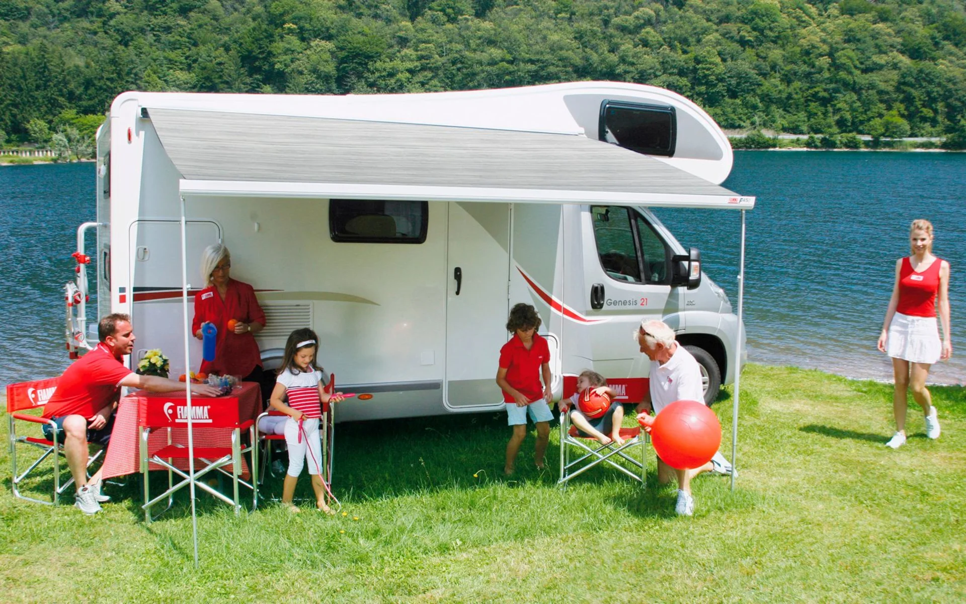 Fiamma Wandmarkise F45s 450 cm (Titanium / Royal Grey)