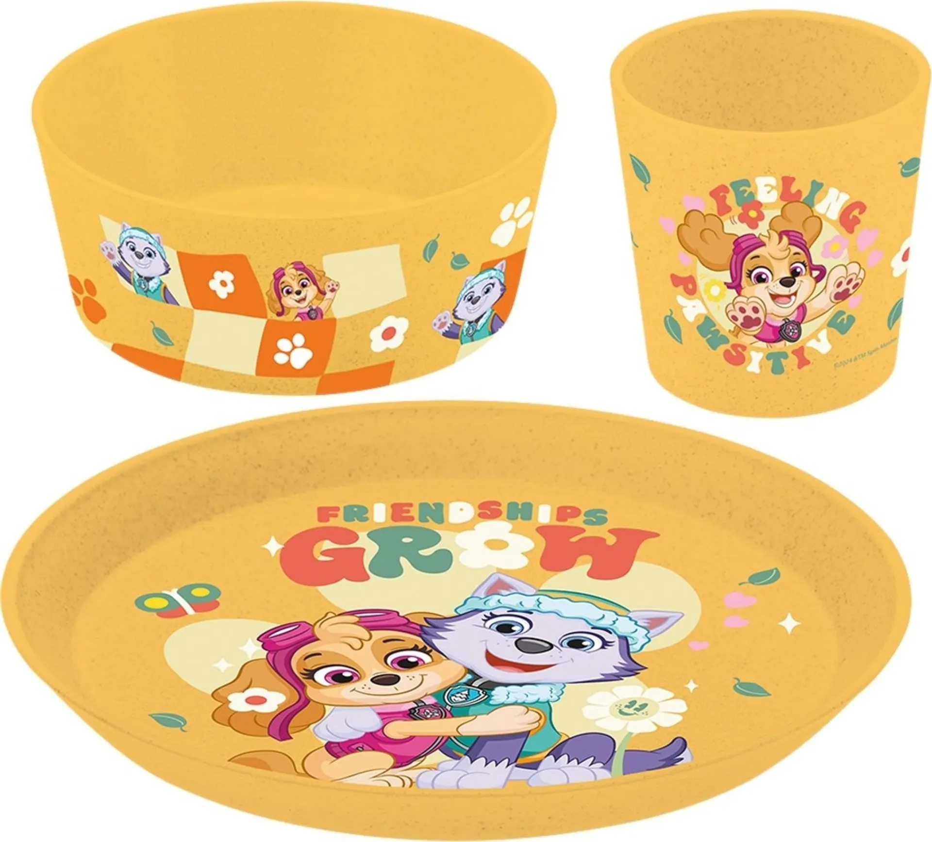 Koziol Connect Paw Patrol Geschirr-Set 3-tlg. organic yellow Koziol Connect Paw Patrol Geschirr-Set 3-tlg. organic yellow