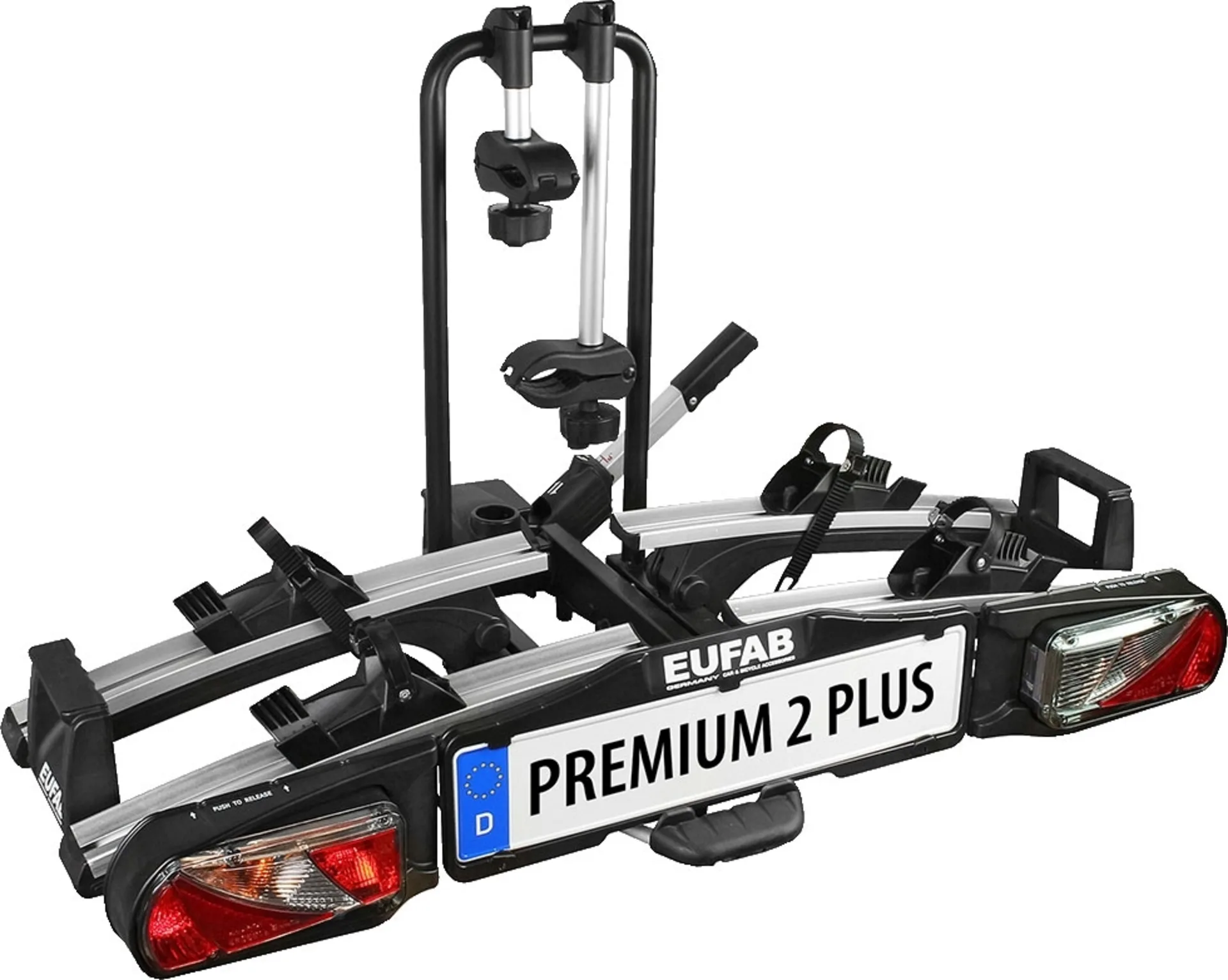 Eufab Premium 2 Plus Fahrradträger für Anhängerkupplung