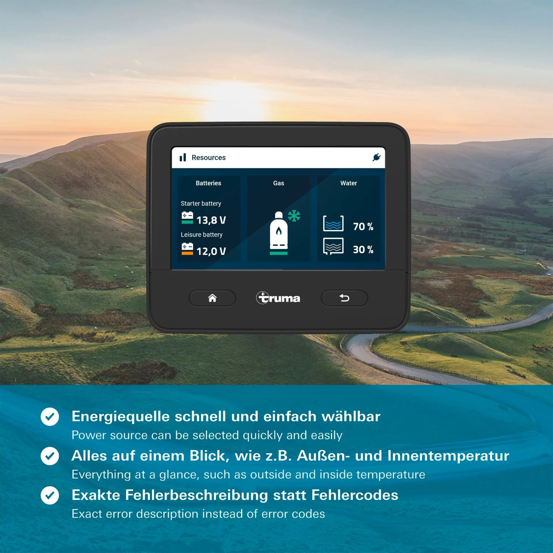 Truma iNet X Panel zentrale Bedieneinheit Nachrüstsatz für Fernsteuereinheit Truma iNet X Panel zentrale Bedieneinheit Nachrüstsatz für Fernsteuereinheit