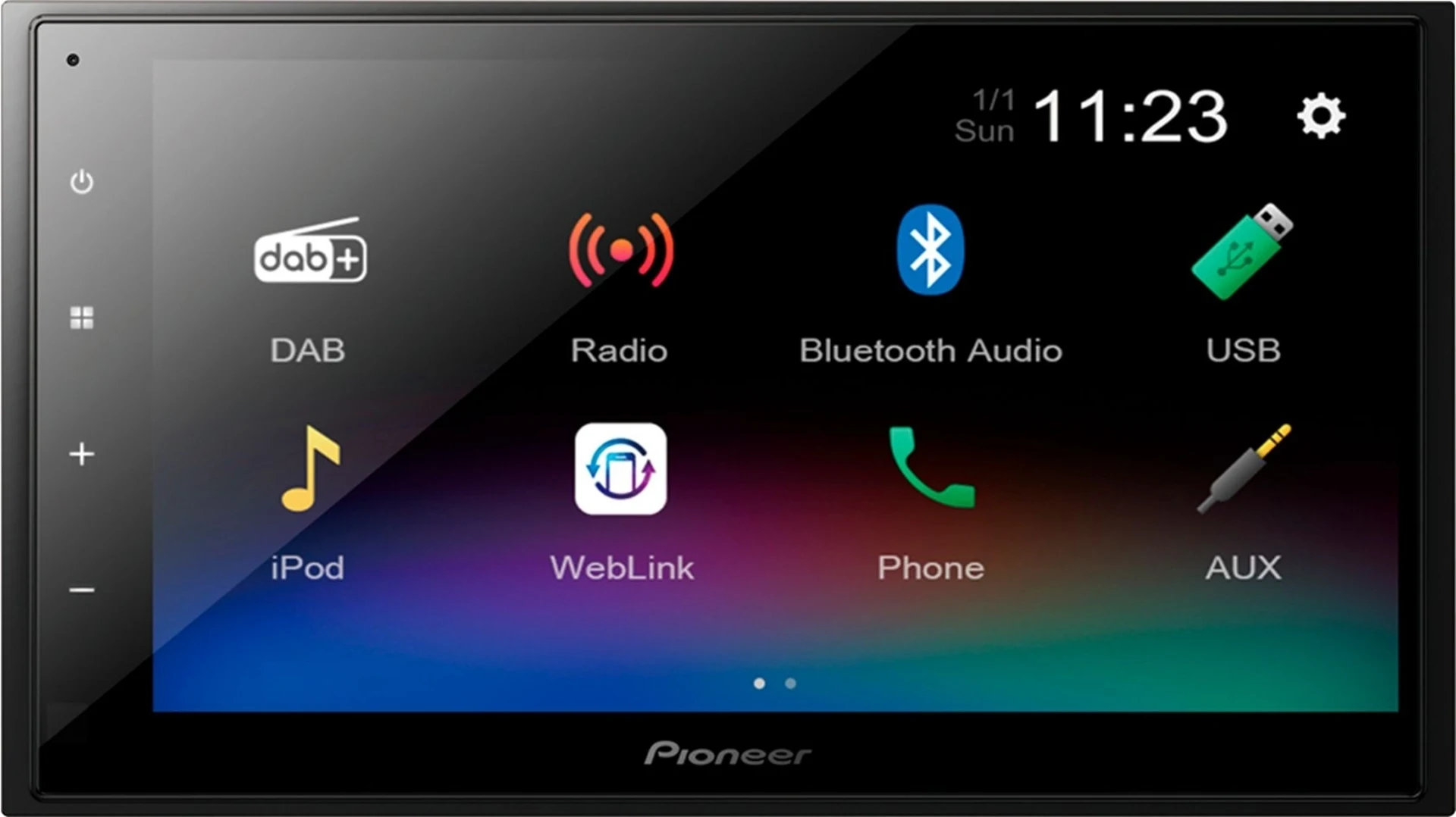 Pioneer 6,8- Mediacenter mit DAB und Weblink 2.0